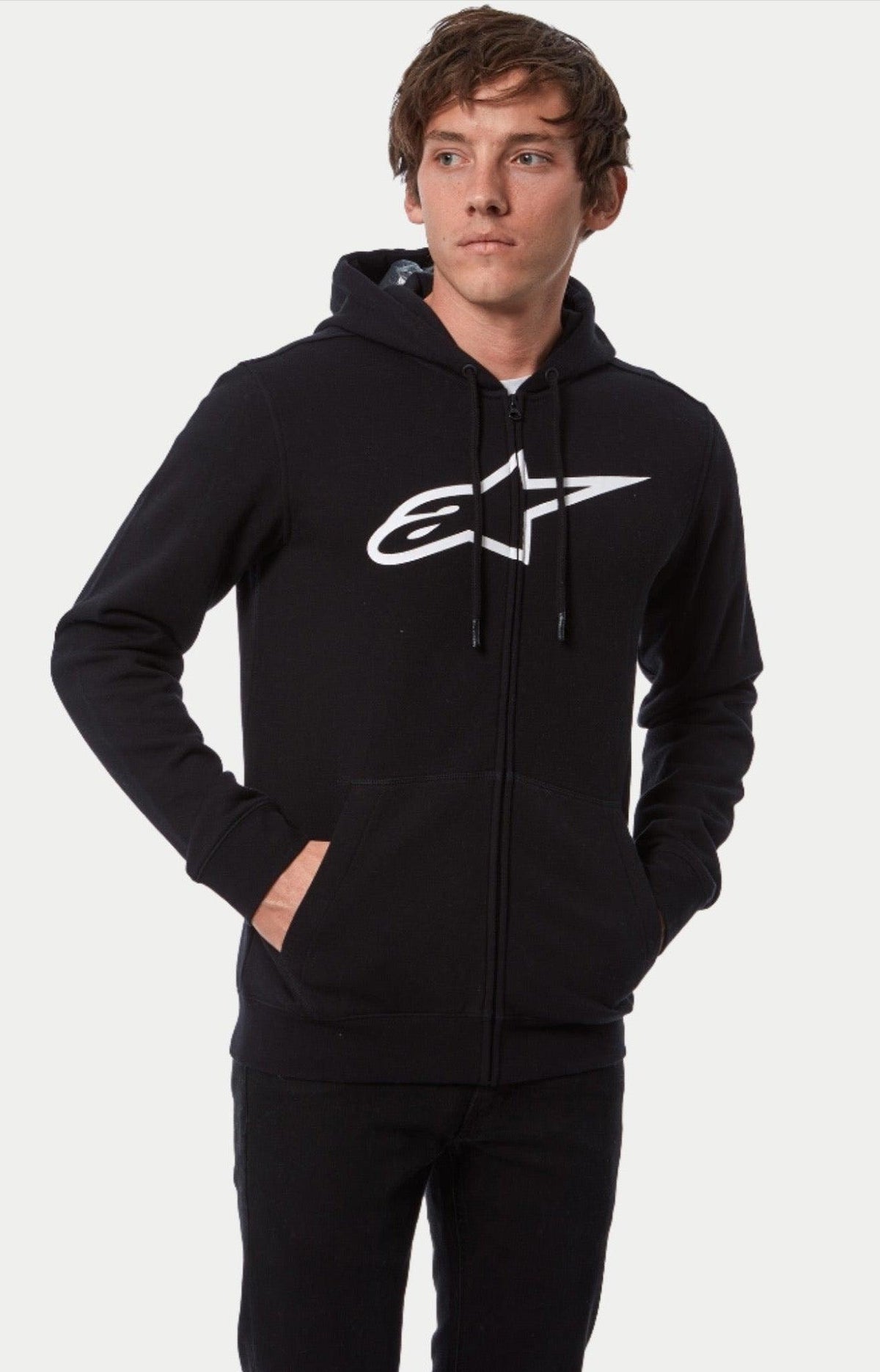 Felpa Con Cappuccio E Zip Ageless V3