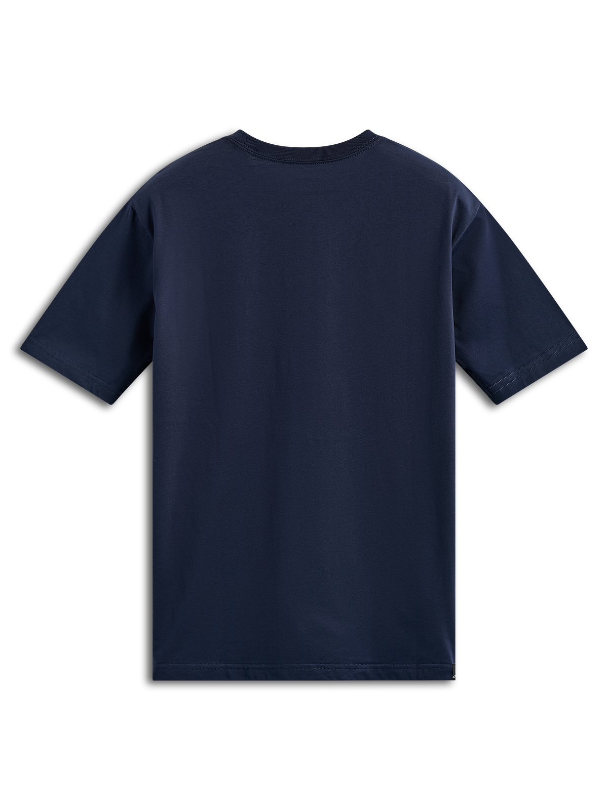 Alpinestars Ageless Shadow CSF Tee, maglietta a maniche corte, blu navy, vista posteriore, design semplice e casual ispirato al motorsport