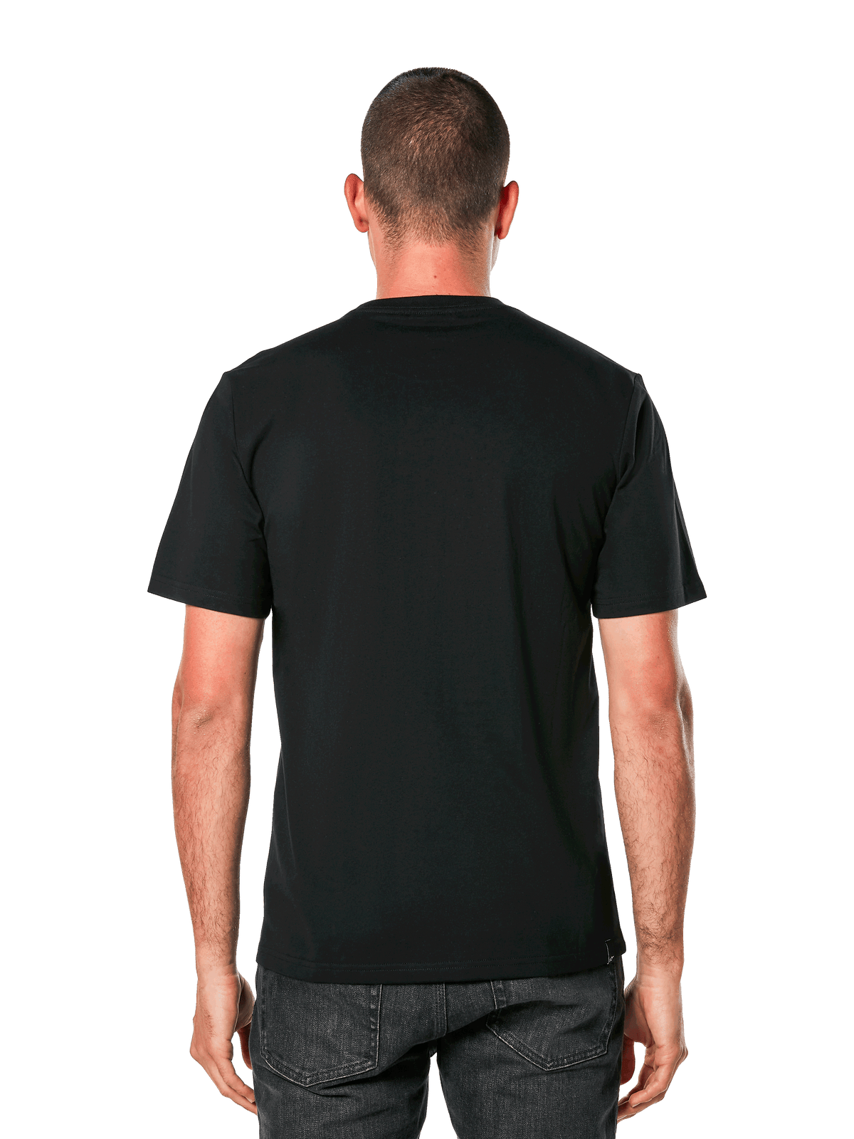 Alpinestars Cali 2.0 CSF Tee, maglietta a maniche corte, nero, vista posteriore, abbigliamento casual motorsport streetwear