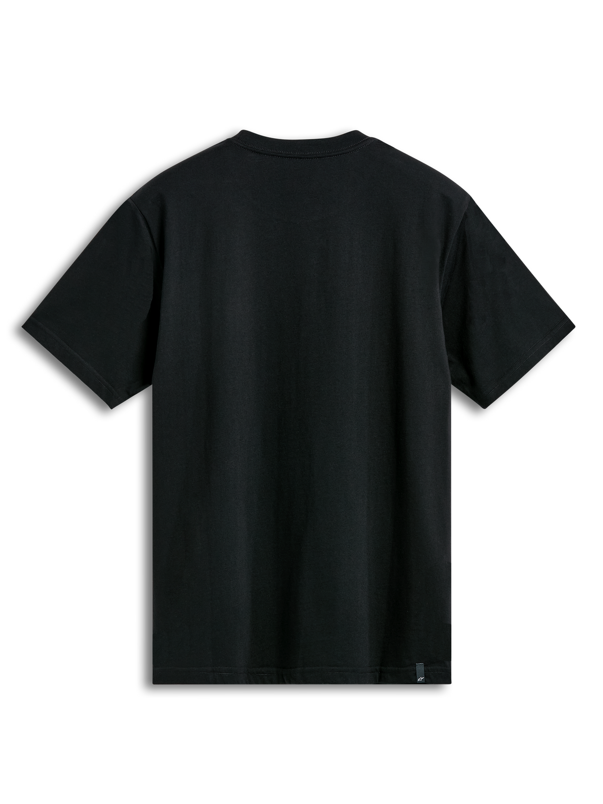 Alpinestars Cereal CSF Tee, t-shirt a maniche corte, nero, vista posteriore, design semplice con piccola etichetta esterna del brand sull'orlo, streetwear casual motorsport