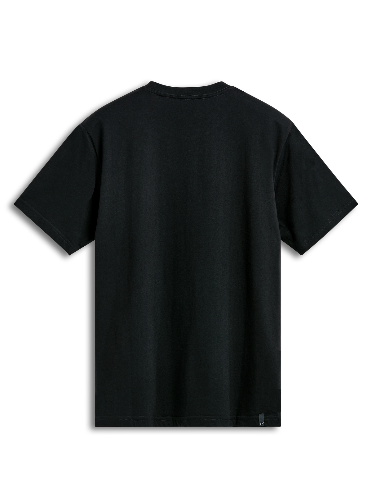 Alpinestars T-Shirt Prevail Csf, maglietta a maniche corte nera, vista posteriore con tessuto liscio