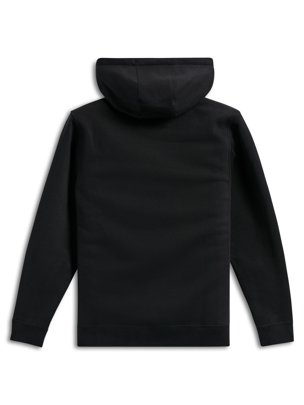 Alpinestars Ellipsoid Hoodie, nero, vista posteriore, felpa pullover tinta unita, streetwear casual, felpa con cappuccio con polsini e orlo a coste