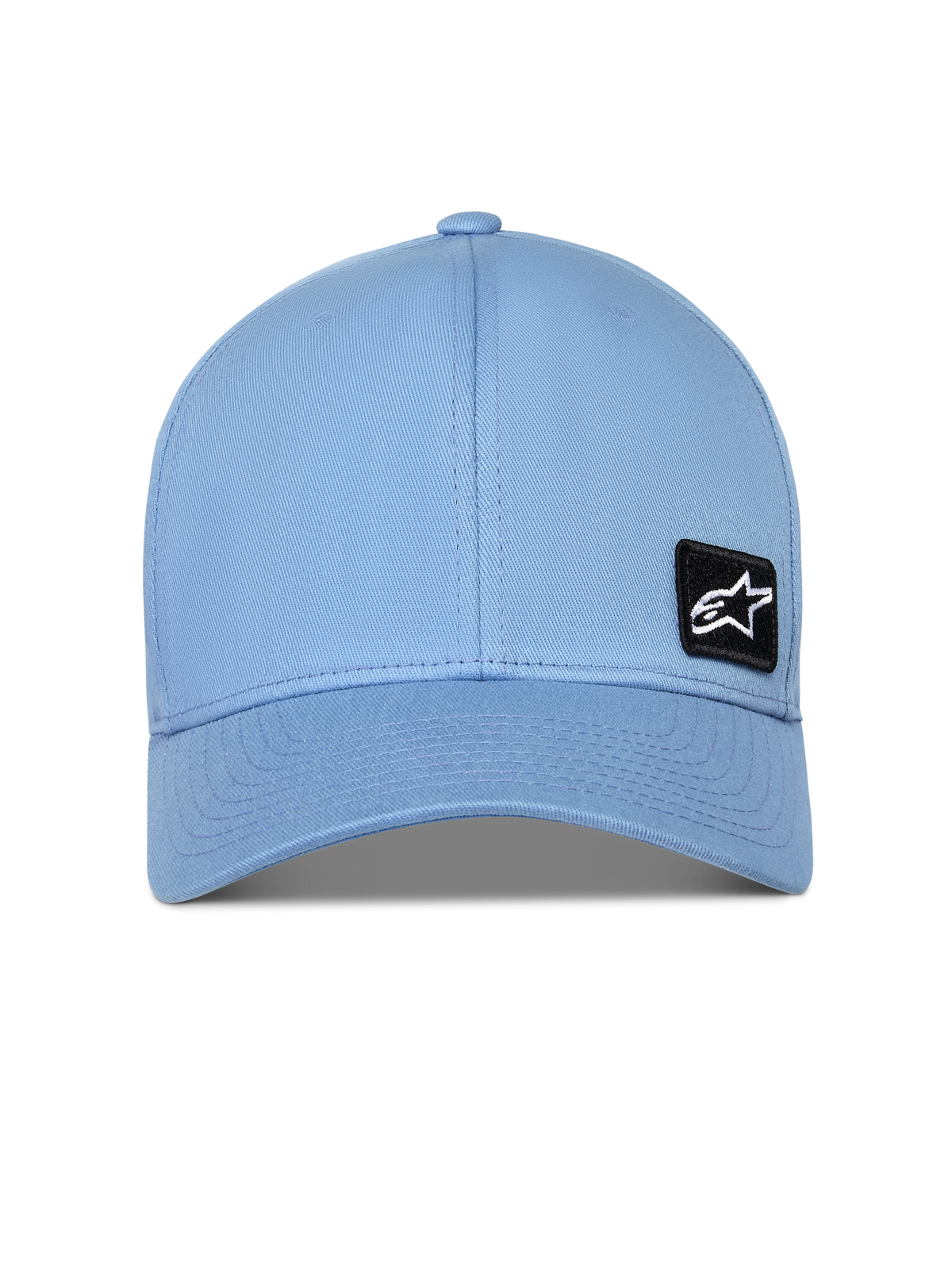 Alpinestars Cappello Pivot, cappello da baseball strutturato, blu, visiera curva, piccola toppa nera con logo Astars ricamato, accessorio sportswear casual