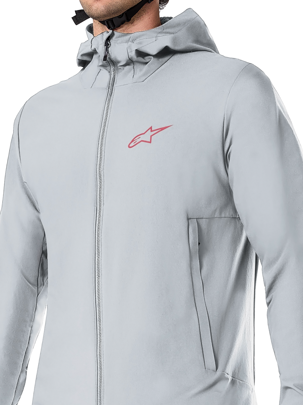 Giacca Termica Alpinestars A-Dura, giacca da ciclismo, grigio titanio, con cappuccio foderato in pile e tasche con cerniera, leggero isolamento PrimaLoft per mountain bike e guida fuoristrada in climi freddi