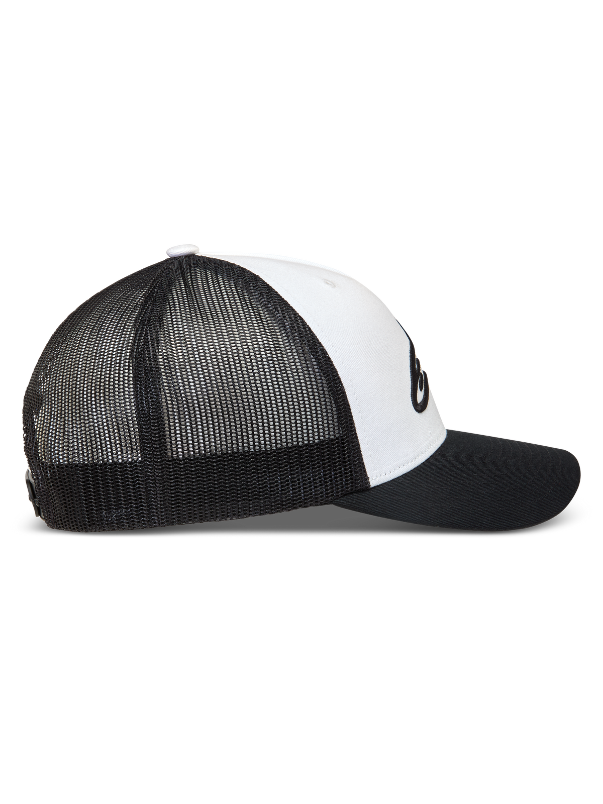 Alpinestars Ageless Snapback Cappello, cappello trucker nero e bianco con retro in mesh e visiera curva, stile casual