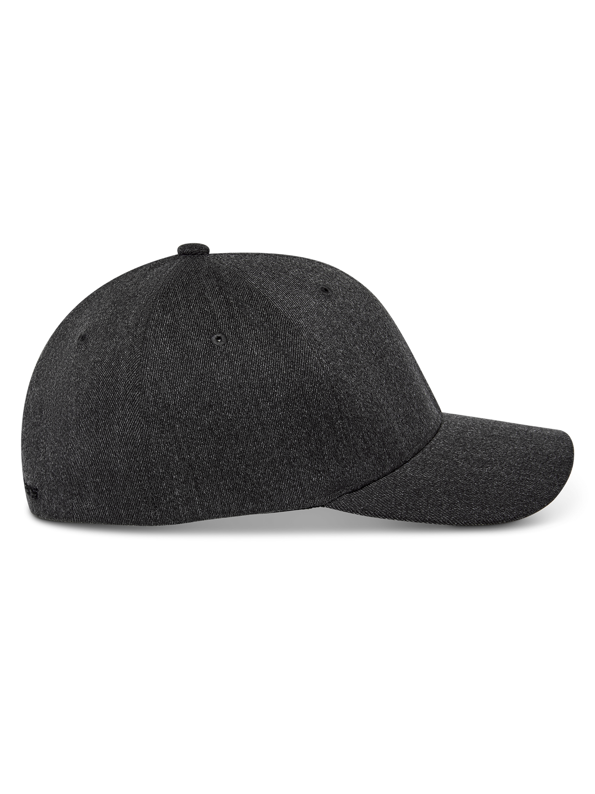 Cappello Alpinestars Corp Shift Multi, vista laterale, grigio scuro melange, corona strutturata con visiera curva, tessuto in twill elasticizzato, copricapo casual ispirato al motorsport