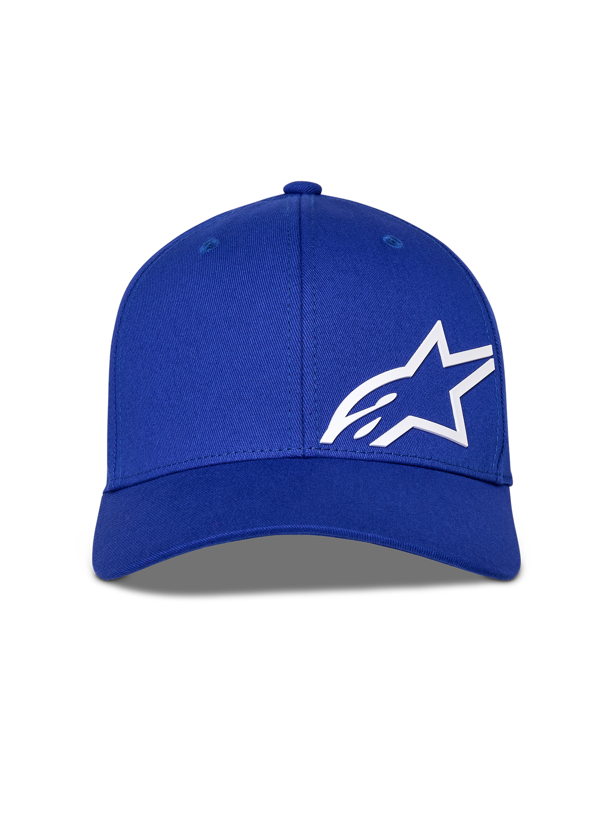 Alpinestars Corp Shift Multi Hat, blu, cappellino da baseball con logo Astars bianco in 3D sul davanti, corona strutturata con visiera curva, copricapo casual da motorsport