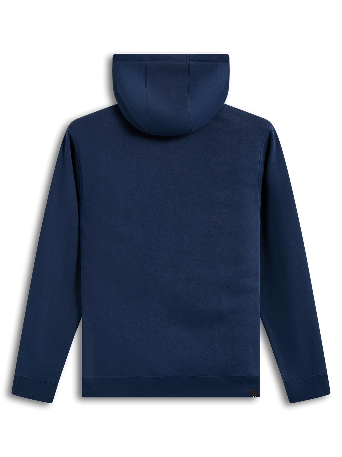 Alpinestars Race Wordmark Hoodie, felpa sportswear, vista posteriore, blu, in pile con cappuccio foderato e polsini a coste