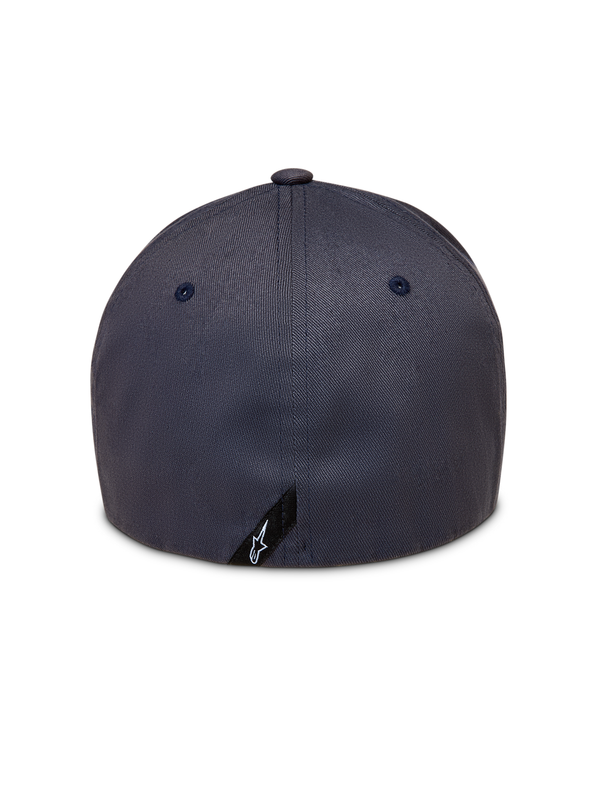 Alpinestars Maze Cappello, cappellino sportswear flex back, grigio scuro, in tessuto twill, vista posteriore con dettaglio del logo Astars.