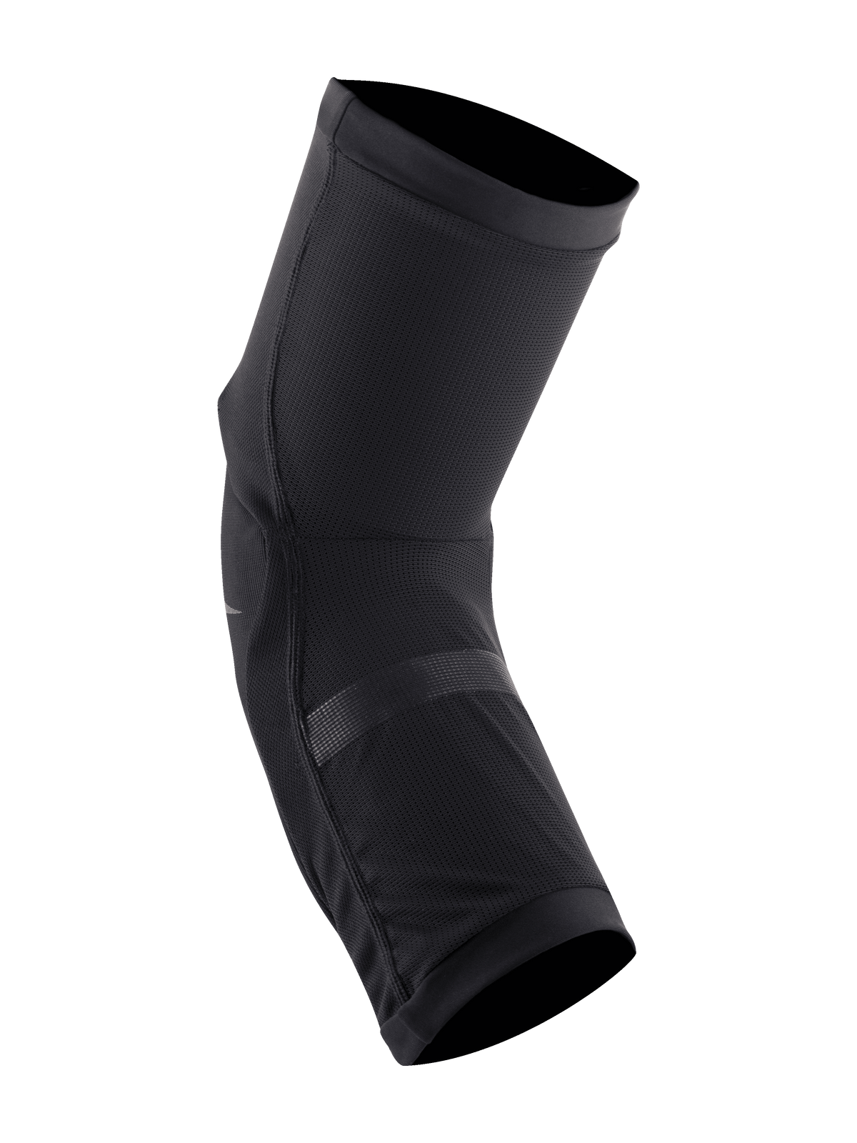 Alpinestars Ginocchiere Paragon Plus, nero, design slip-on leggero, costruzione in mesh elasticizzato traspirante con cuscinetti protettivi perforati, vestibilità ergonomica preformata per mountain bike