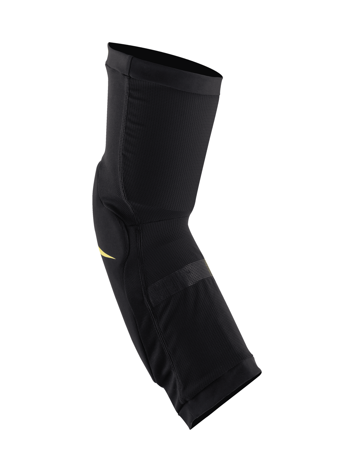 Ginocchiere Alpinestars Paragon Plus, nero e giallo acido, protezione per ginocchia slip-on leggera con rete elastica traspirante, design ergonomico preformato per mountain bike e fuoristrada