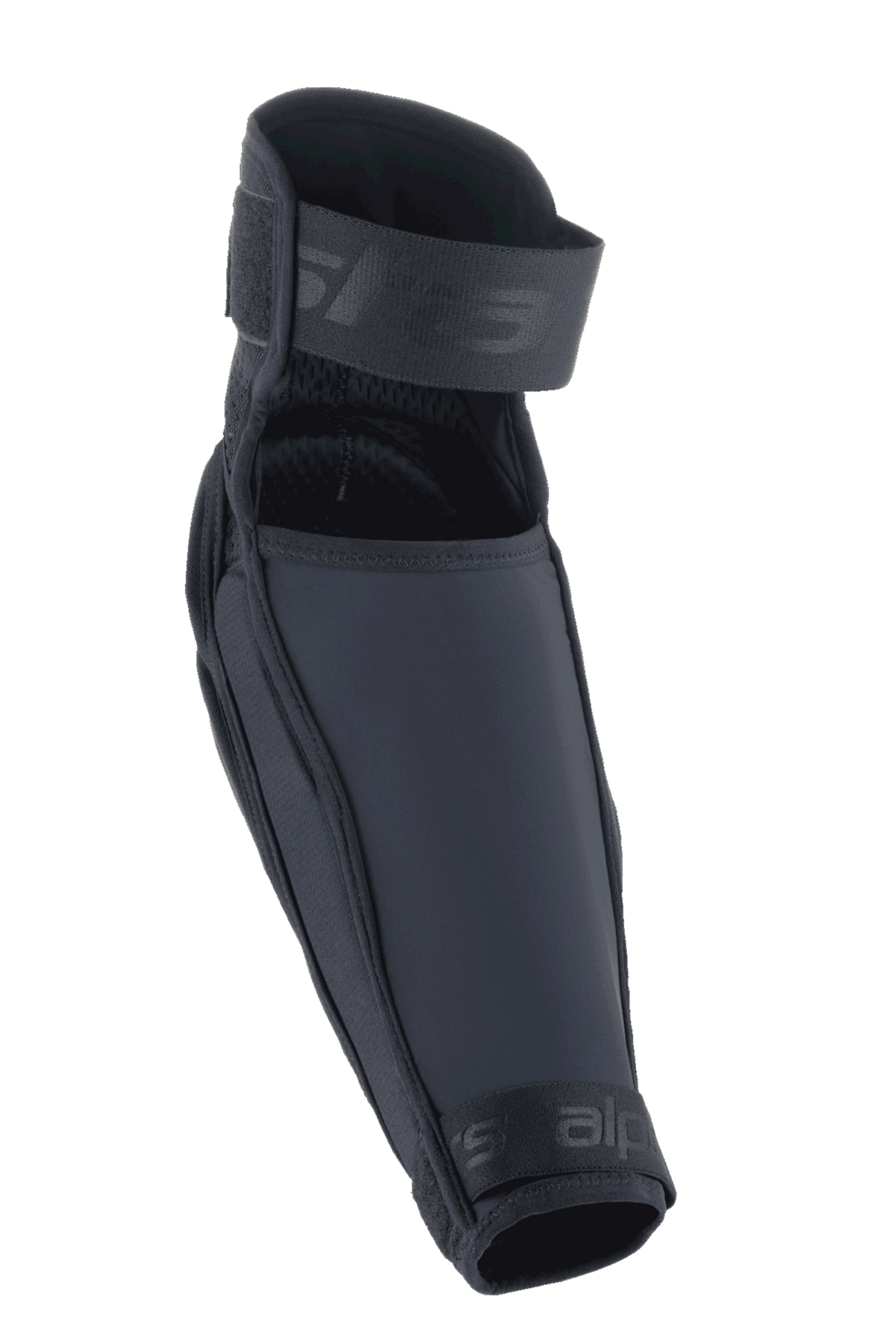 Alpinestars A-Impact Plasma Elite Shield Elbow Protector, paragomiti MTB, nero, con guscio rigido in TPU per la protezione dagli impatti, doppie cinghie regolabili per una calzata sicura e design ergonomico pre-curvato per il trail riding aggressivo.