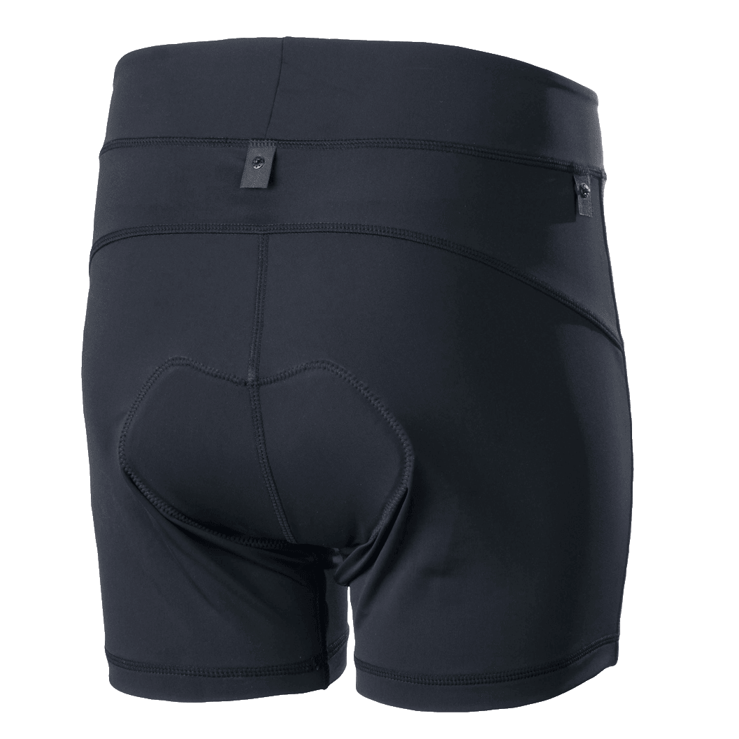 Alpinestars Pantaloncini Interni Donna Stella Drop, nero, pantaloncini interni da mountain bike, vista posteriore con fondello imbottito integrato e linguette di integrazione a scatto, vestibilità a compressione ergonomica per Enduro