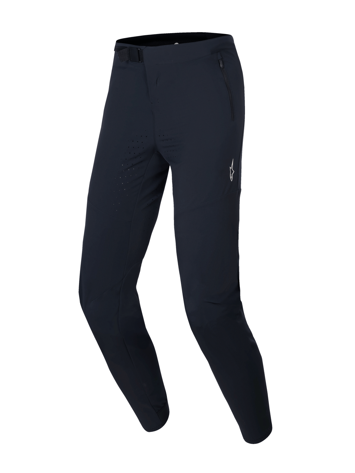 Alpinestars Pantaloni A-Aria Elite, pantaloni da ciclismo MTB, Black Titanium, con ventilazione traforata al laser sulle cosce, chiusura con fibbia magnetica in vita e tasche con zip per prestazioni off-road