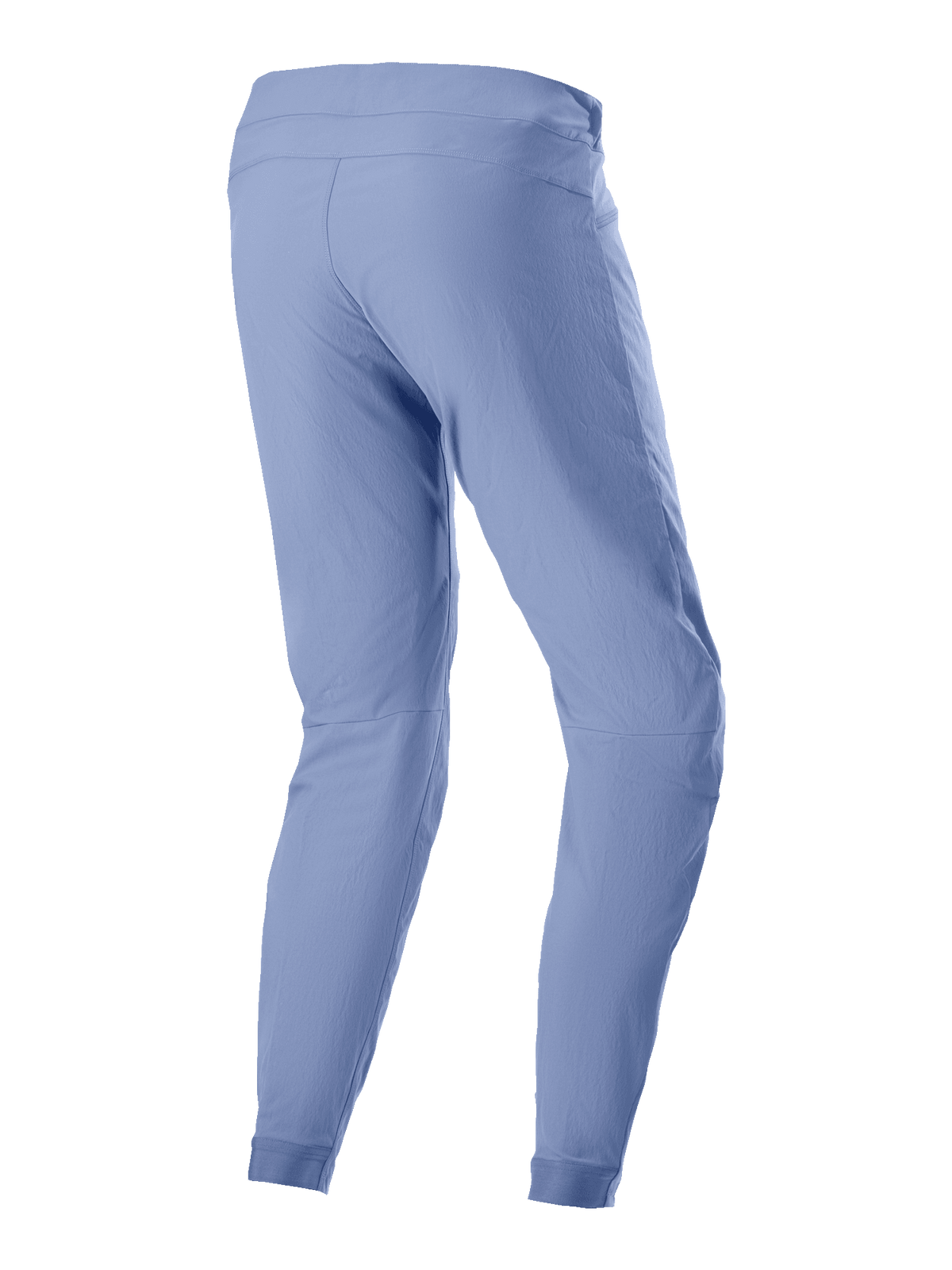 Pantaloni Alpinestars A-Dura, pantaloni da mountain bike, Infinity Blue, vista posteriore con design a gamba affusolata e polsini elasticizzati, tessuto resistente elasticizzato in 2 direzioni per il ciclismo fuoristrada
