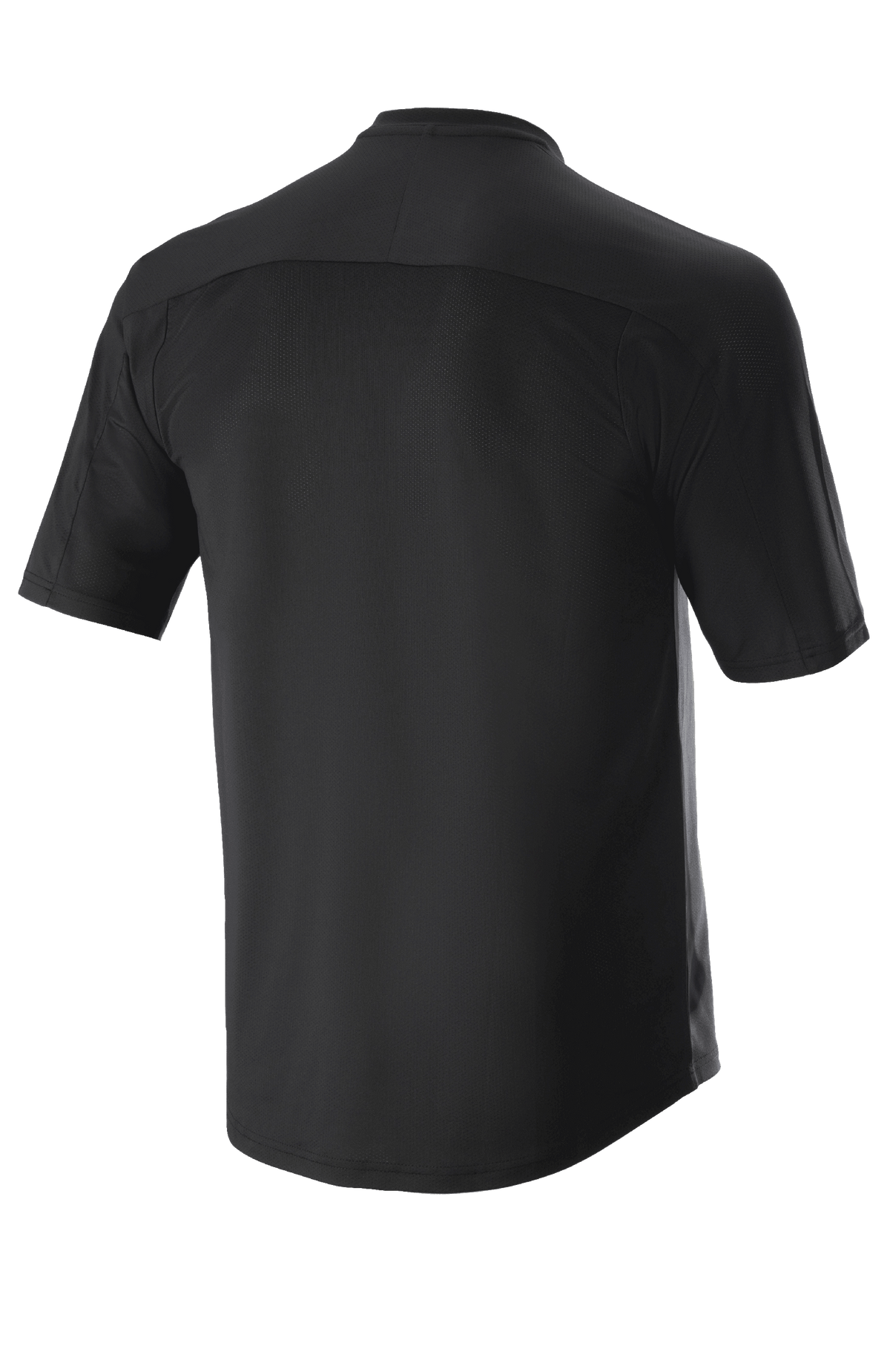 Alpinestars Maglia Drop Meta - Maniche Corte, nero, vista posteriore con esclusivo carré sulle spalle e cuciture sulle maniche, parte posteriore allungata per una migliore copertura, rete leggera e traspirante per mountain bike