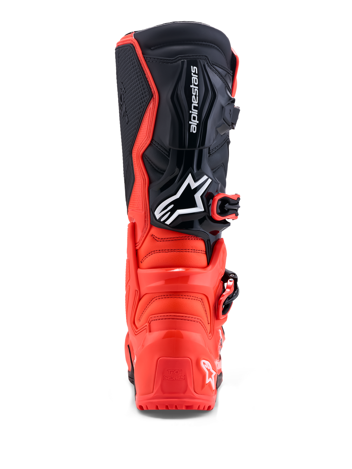 Alpinestars Stivali Tech 7 Enduro, stivali da moto per enduro e off-road da uomo, rosso e nero, con protezioni in TPU e vista posteriore del tallone, certificati CE