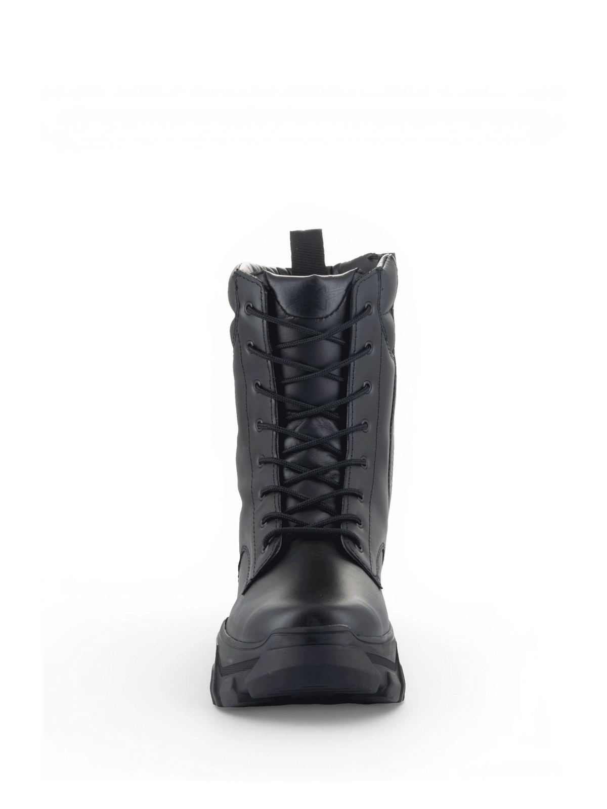 Alpinestars stivali Ava, stivali da moto urban da donna, neri, in pelle con lacci frontali e suola rialzata spessa