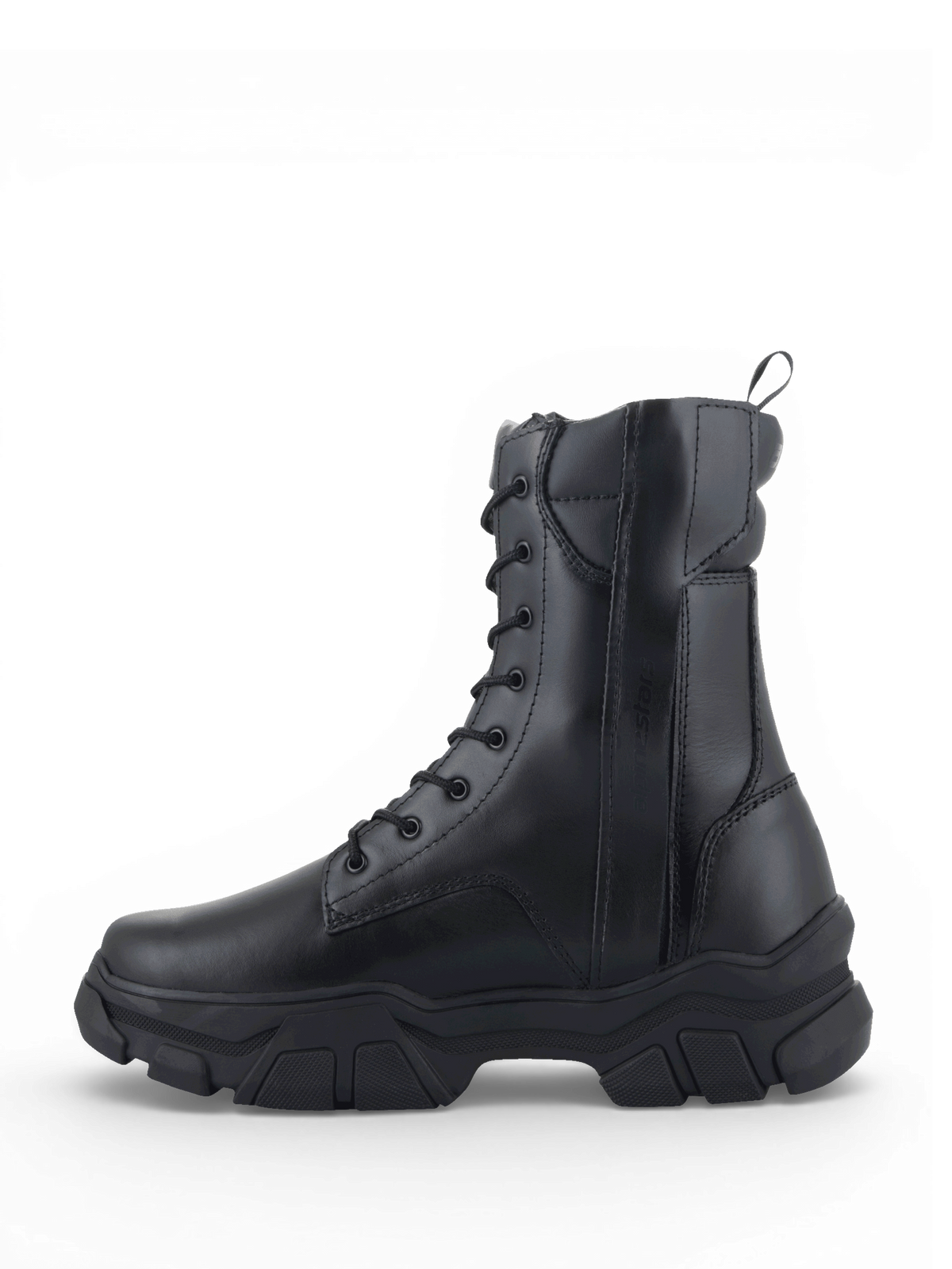 Alpinestars Stivali Ava, stivali da moto urban da donna in pelle nera con suola rialzata in gomma