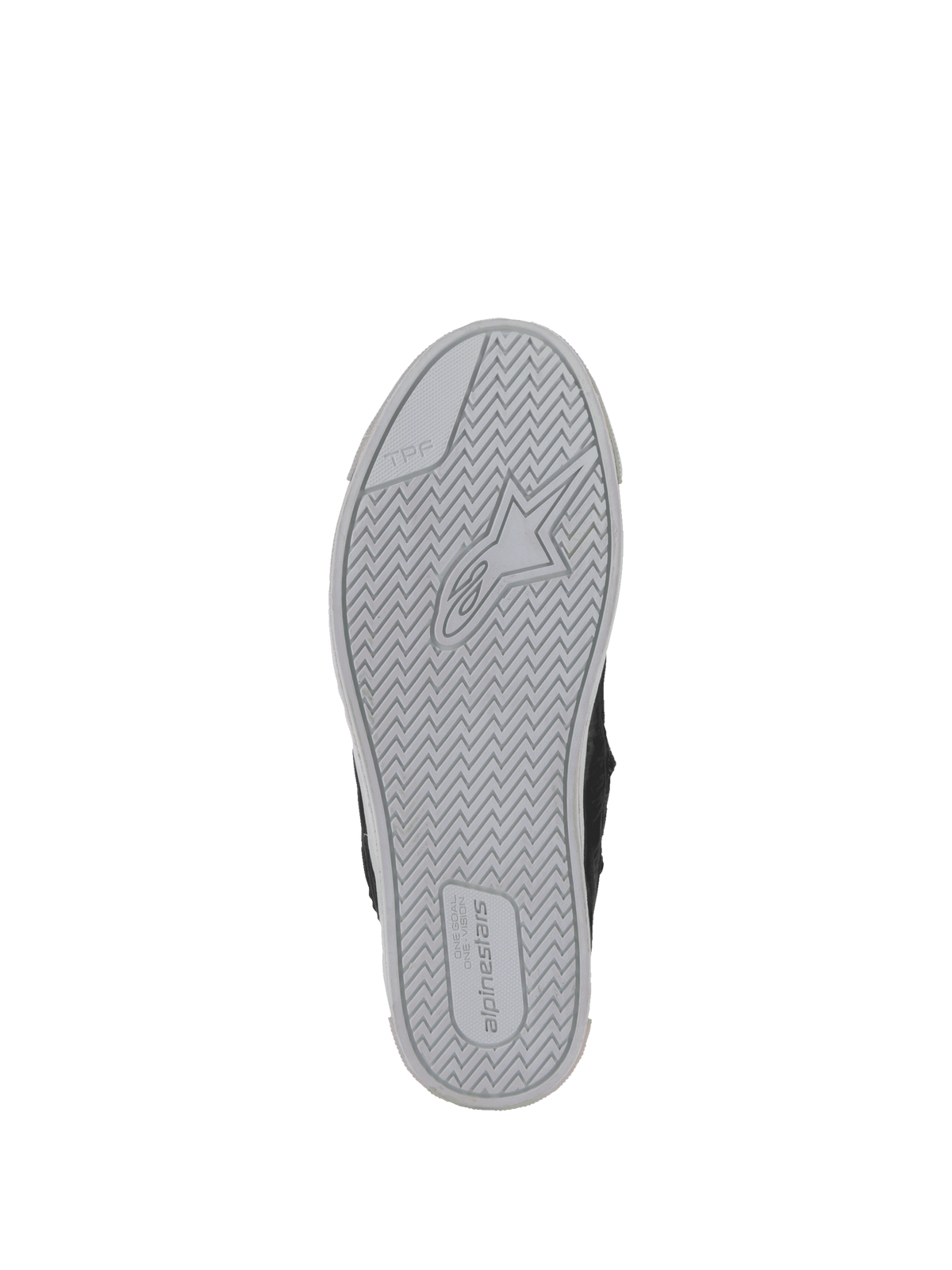 Alpinestars Scarpe Stated, suola urbana in gomma vulcanizzata grigia con supporto TPF e logo a stella