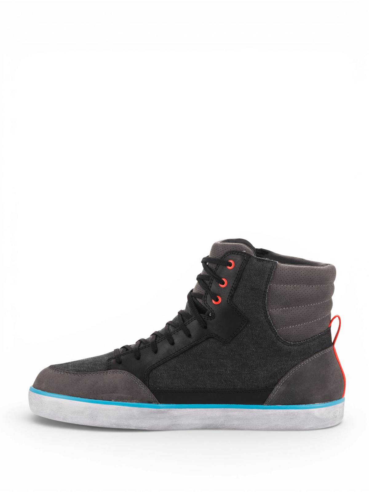 Alpinestars Scarpe J-6 Impermeabile Canvas, scarpe da moto urban da uomo, grigio e nero, in pelle, certificate CE