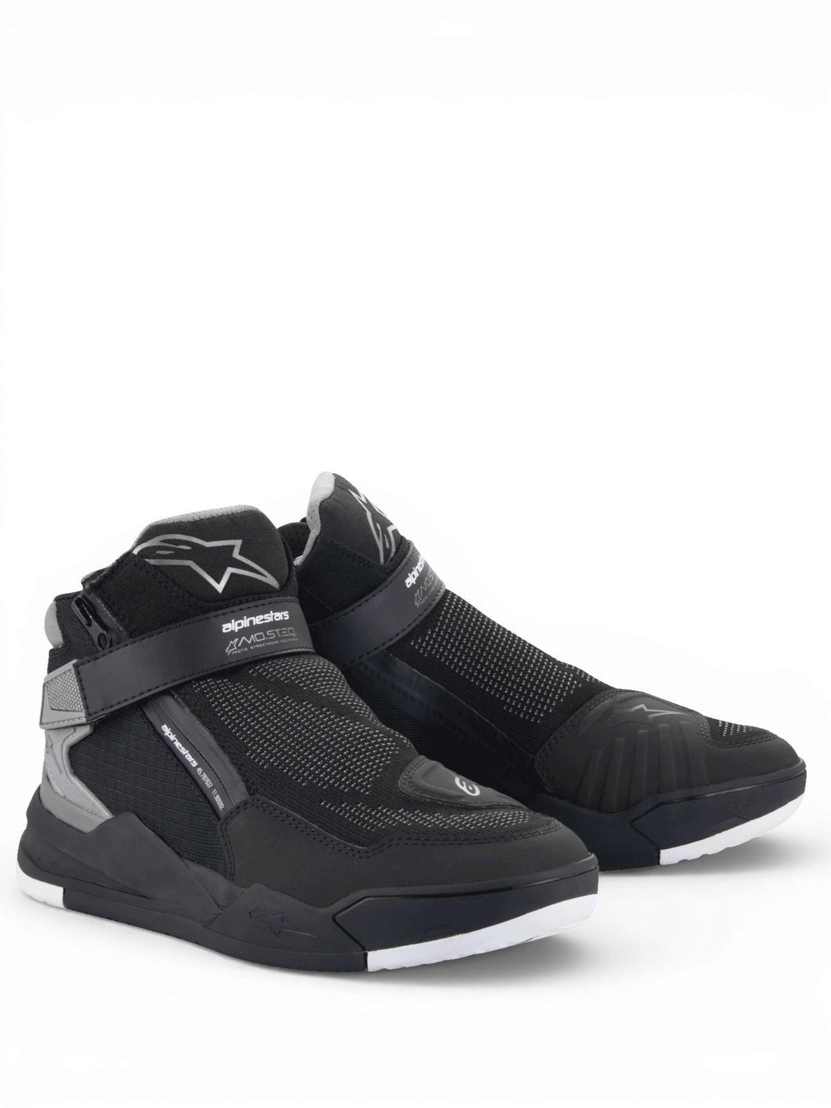Alpinestars scarpe Speedflight Street, scarpe da moto urban da uomo, nero e grigio, in mesh traspirante, certificate CE.