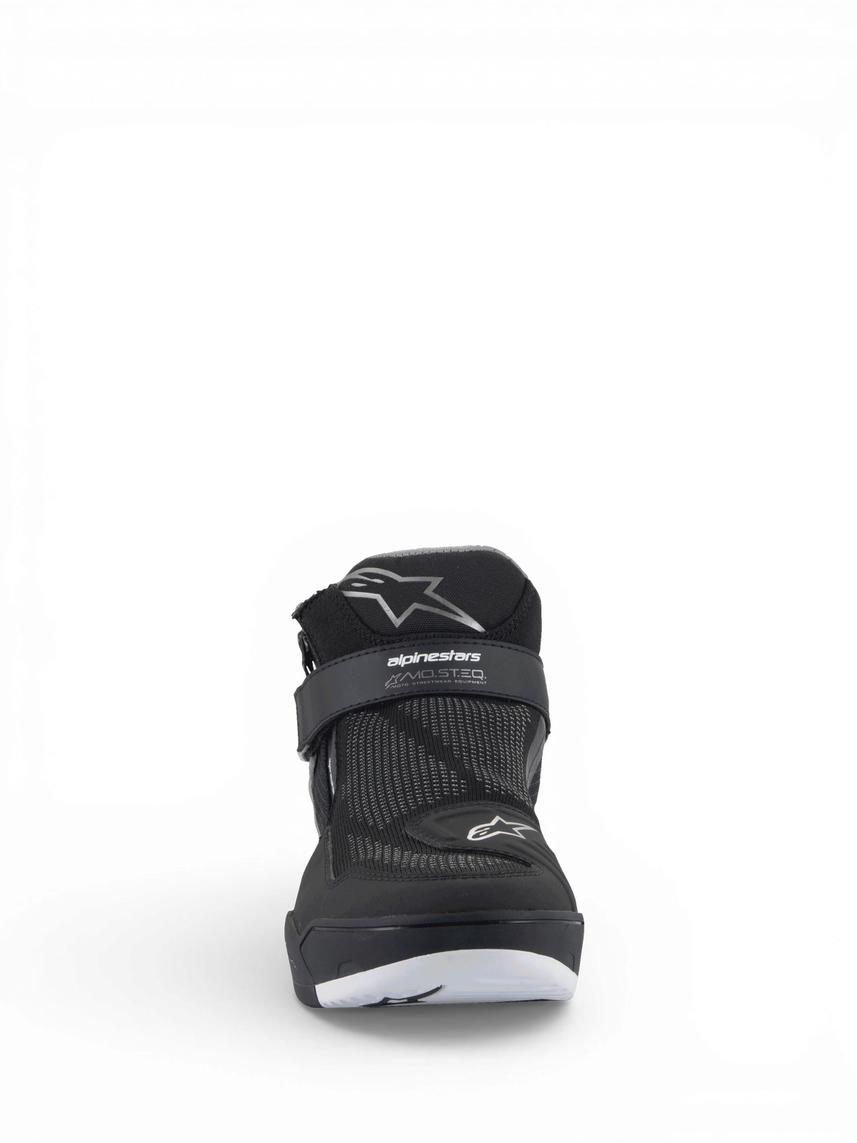 Alpinestars Scarpe Speedflight Street, scarpe da moto urban da uomo, nero e grigio, tomaia in mesh con cinturino MO.ST.EQ.
