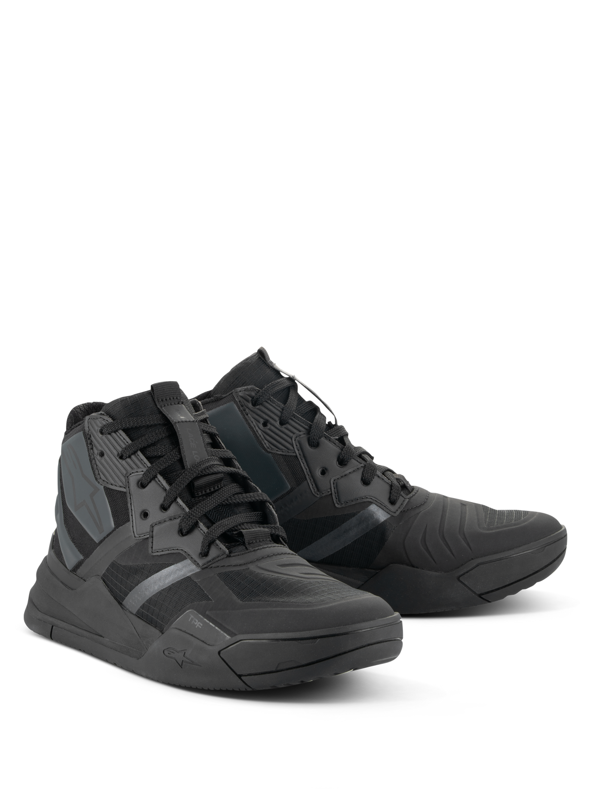 Scarpe Alpinestars Speedflight, scarpe da moto ad alte prestazioni, Nero Nero, sneaker in stile street-sport con tomaia in ripstop, pannelli senza cuciture e robusta suola protettiva, calzature da moto urbane