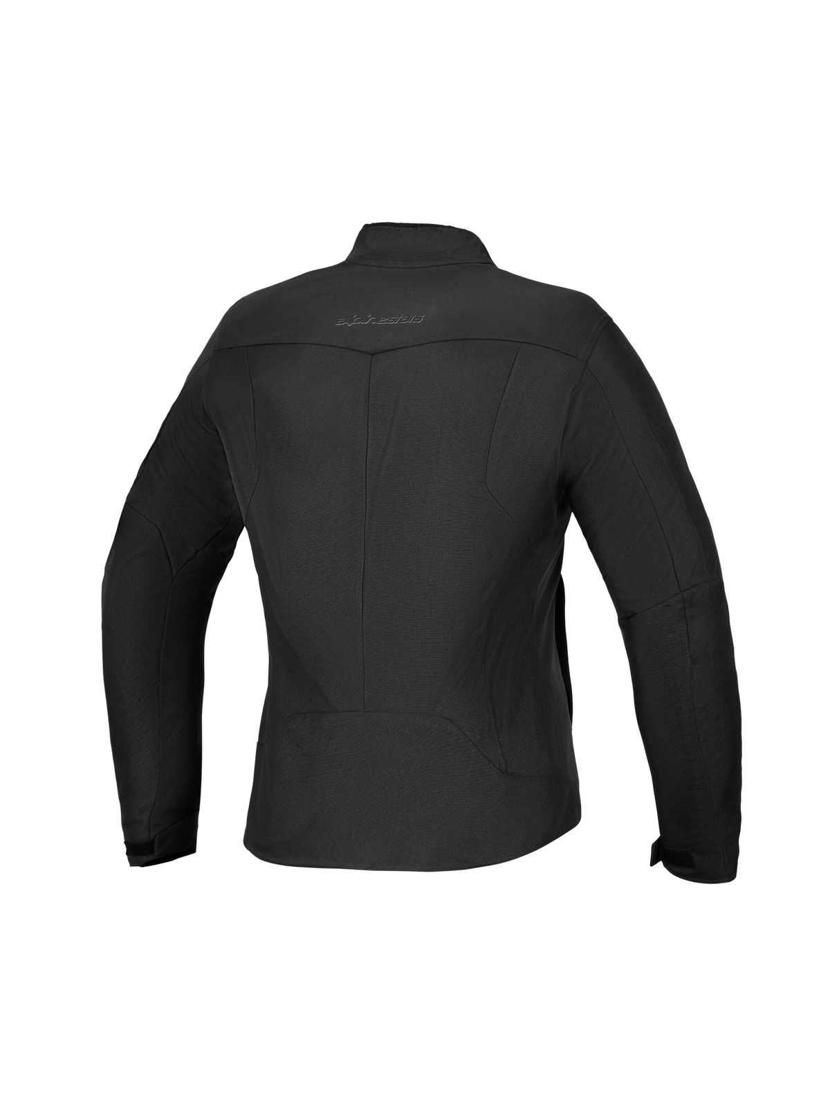 Alpinestars Stella C-1 Waterproof Jacket, giacca da moto impermeabile da donna, vista posteriore con motivo 3D sul retro e colorazione nera