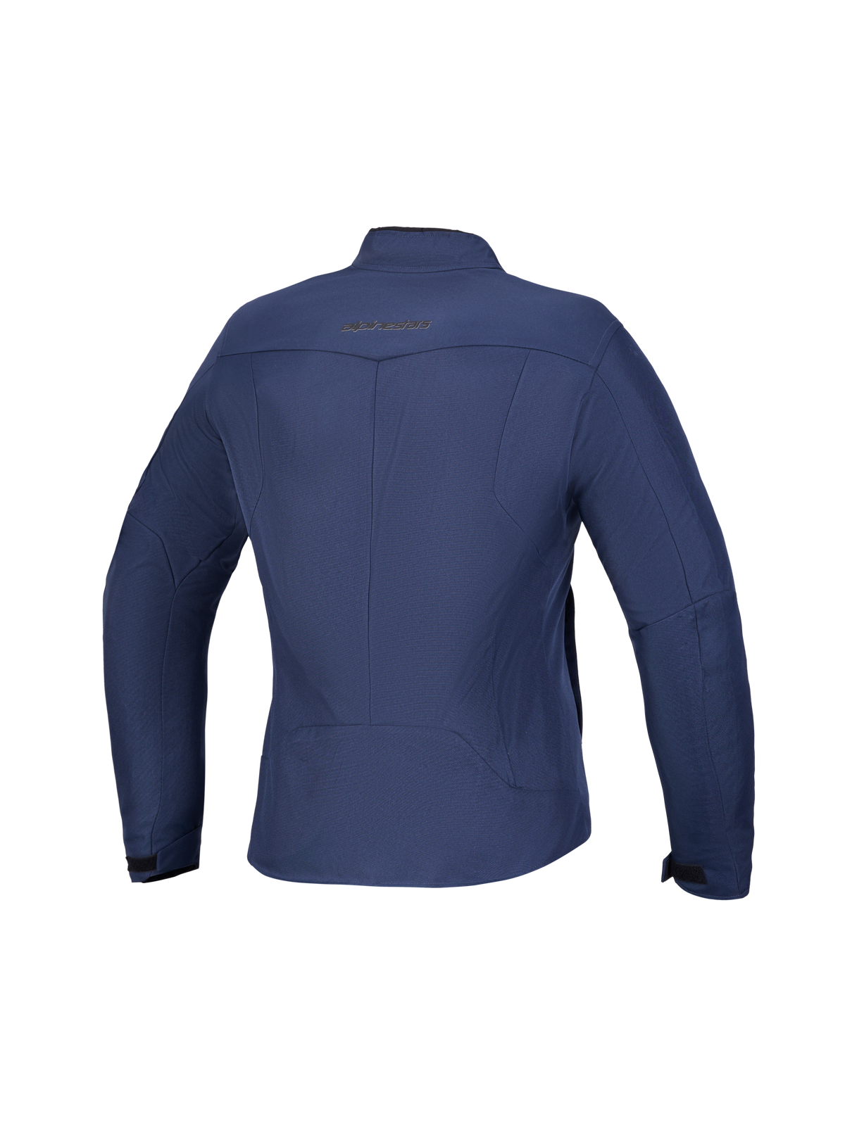 Alpinestars Stella C-1 Waterproof Giacca, giacca da moto urbana da donna, vista posteriore con motivo 3D sul retro e costruzione in tessuto blu Mood Indigo