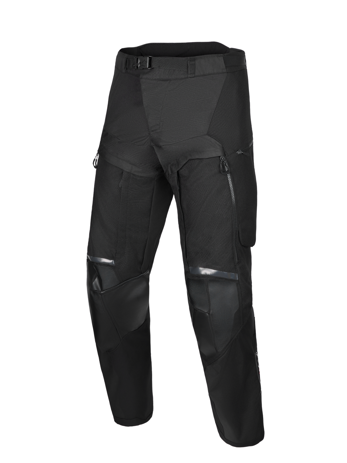 Alpinestars Harok V2 Drystar Pantaloni, pantaloni da moto touring adventure, nero, costruzione in tessuto impermeabile con ventilazione sulle cosce