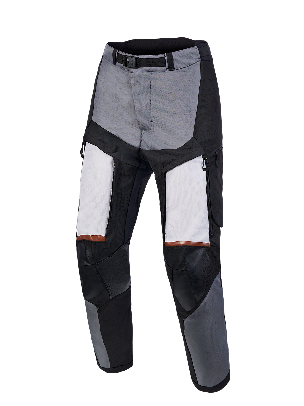 Alpinestars Harok V 2 Drystar Pantaloni, pantaloni da moto touring, grigio scuro e grigio ghiaccio con nero, impermeabili con ventilazione diretta