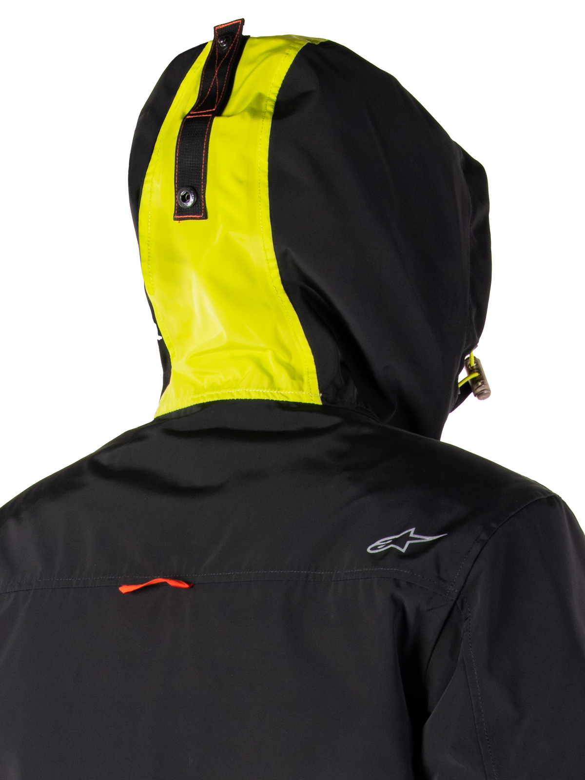 Alpinestars Mootant Waterproof Parka, giacca da moto, Lime Punch Black, design modulare 3-in-1 con cappuccio, stile militare utilitaristico, materiale tessile