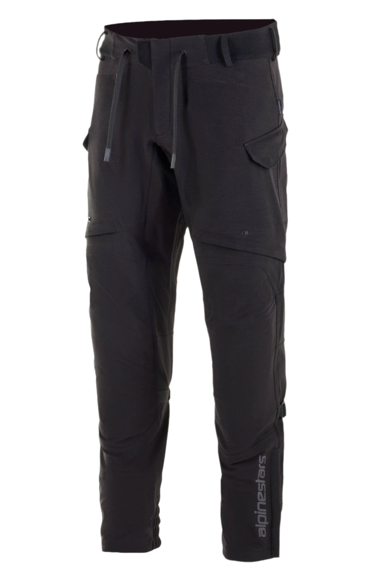 BLACKWILD Patrol Absolute Pantaloni Moto Uomo, In Poliammide E Kevlar, Con Protezioni Ginocchia E Fianchi SAS-TEC Livello 2, Impermeabili, Traspiranti, Ventilati – Nero Taglia L
