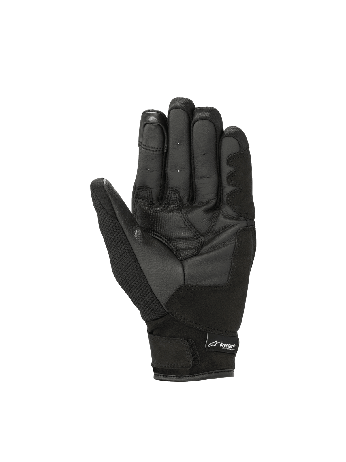 Alpinestars Stella S-Max Drystar, guanti da moto da donna, nero e grigio, palmo in pelle impermeabile con membrana Drystar