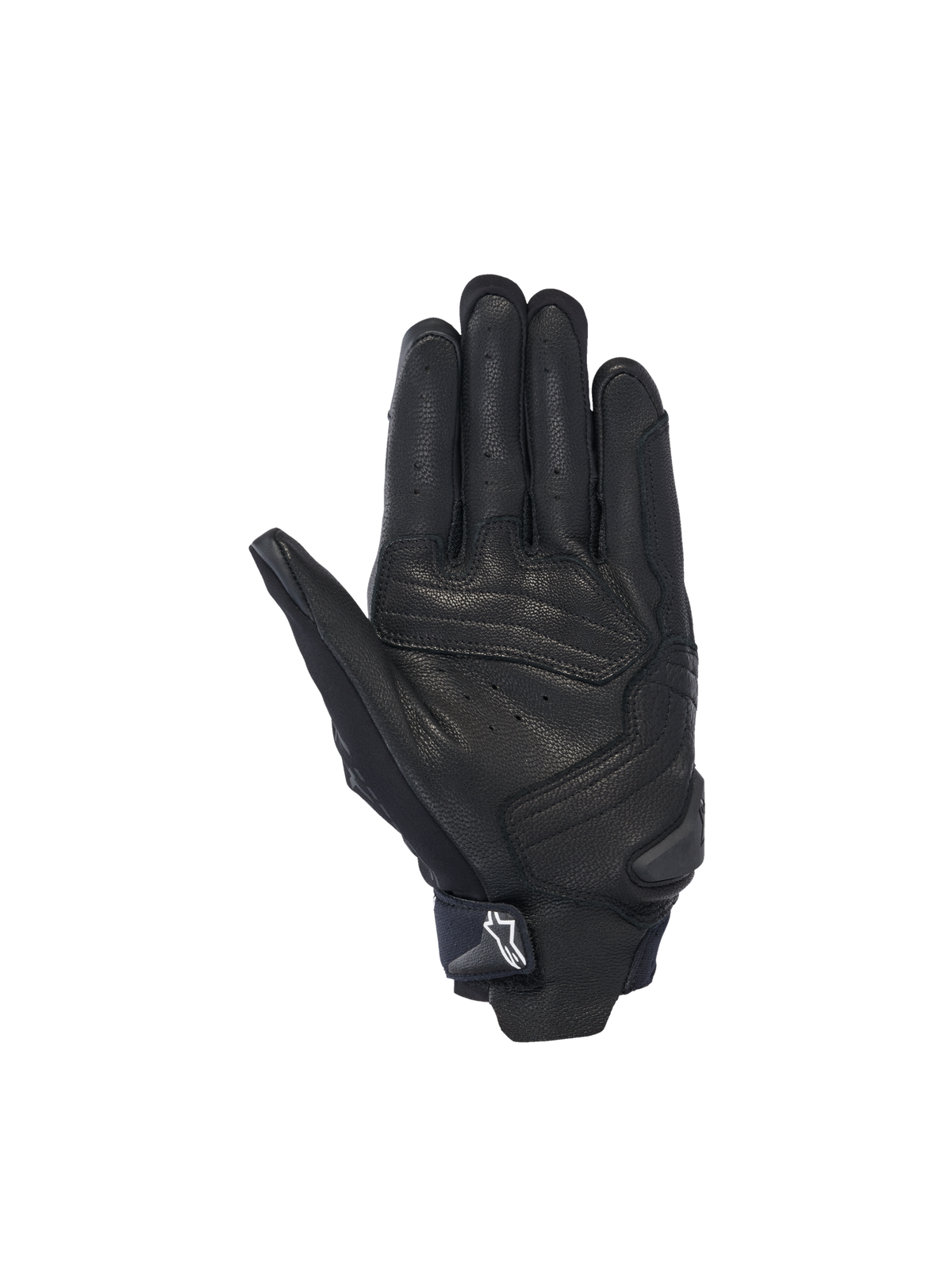 Alpinestars Guanti SP X 7, guanti da moto racing da uomo, neri, pelle perforata con slider sul palmo.