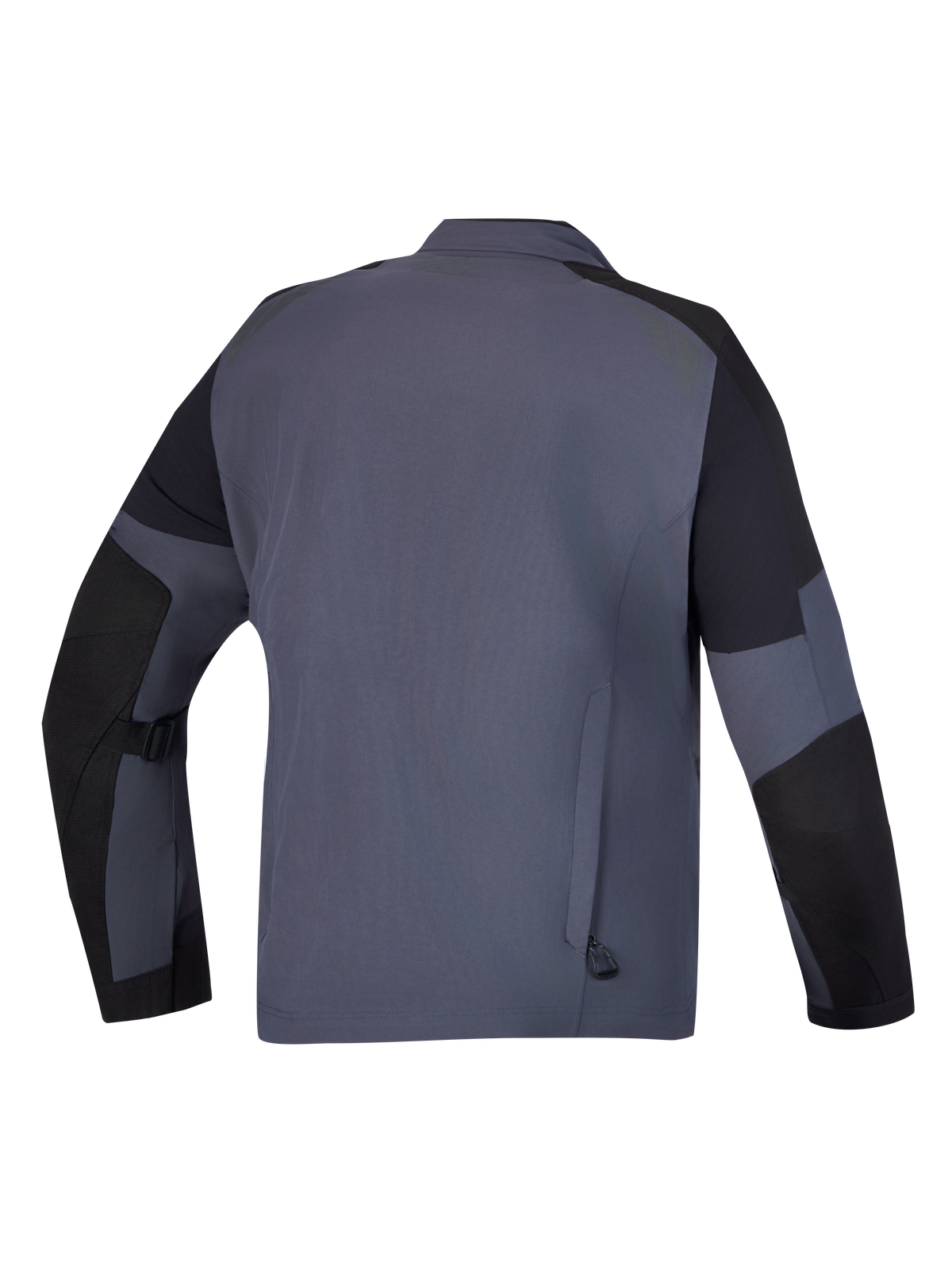 Alpinestars Arenis Gore-Tex Giacca, giacca da moto touring adventure, vista posteriore, nero e grigio scuro, costruzione laminata impermeabile e protezione certificata CE