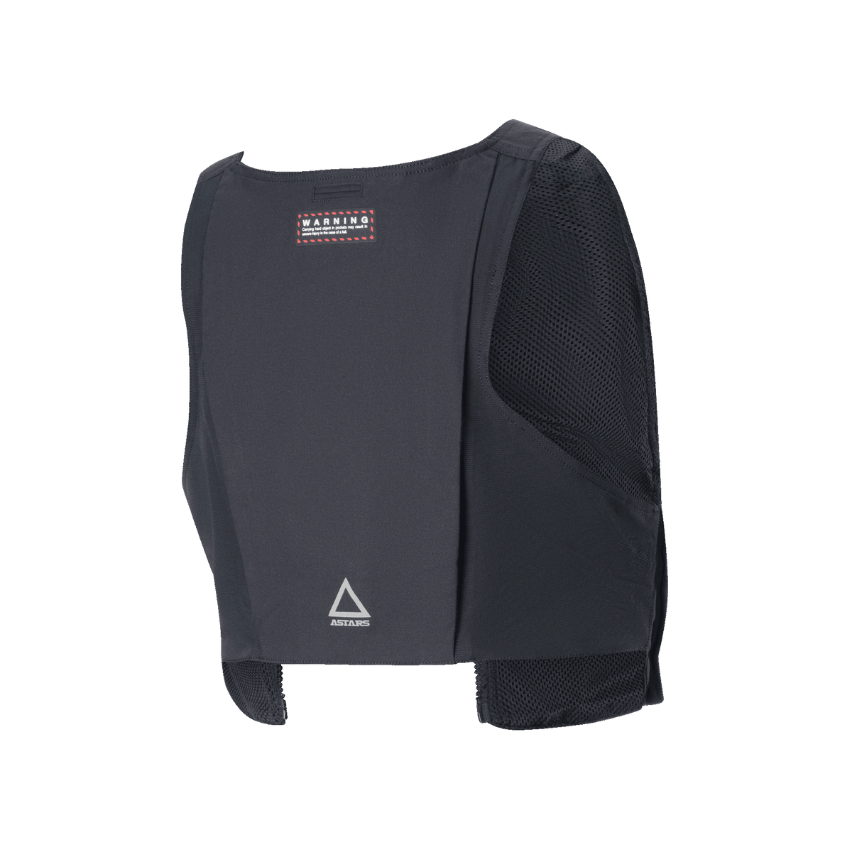 Gilet tattico Alpinestars Techdura, zaino tattico staccabile per giacca Techdura, nero, con pannelli in rete traspirante, scomparto posteriore per sacca idrica e logo Alpinestars, progettato per l'uso off-road ed enduro