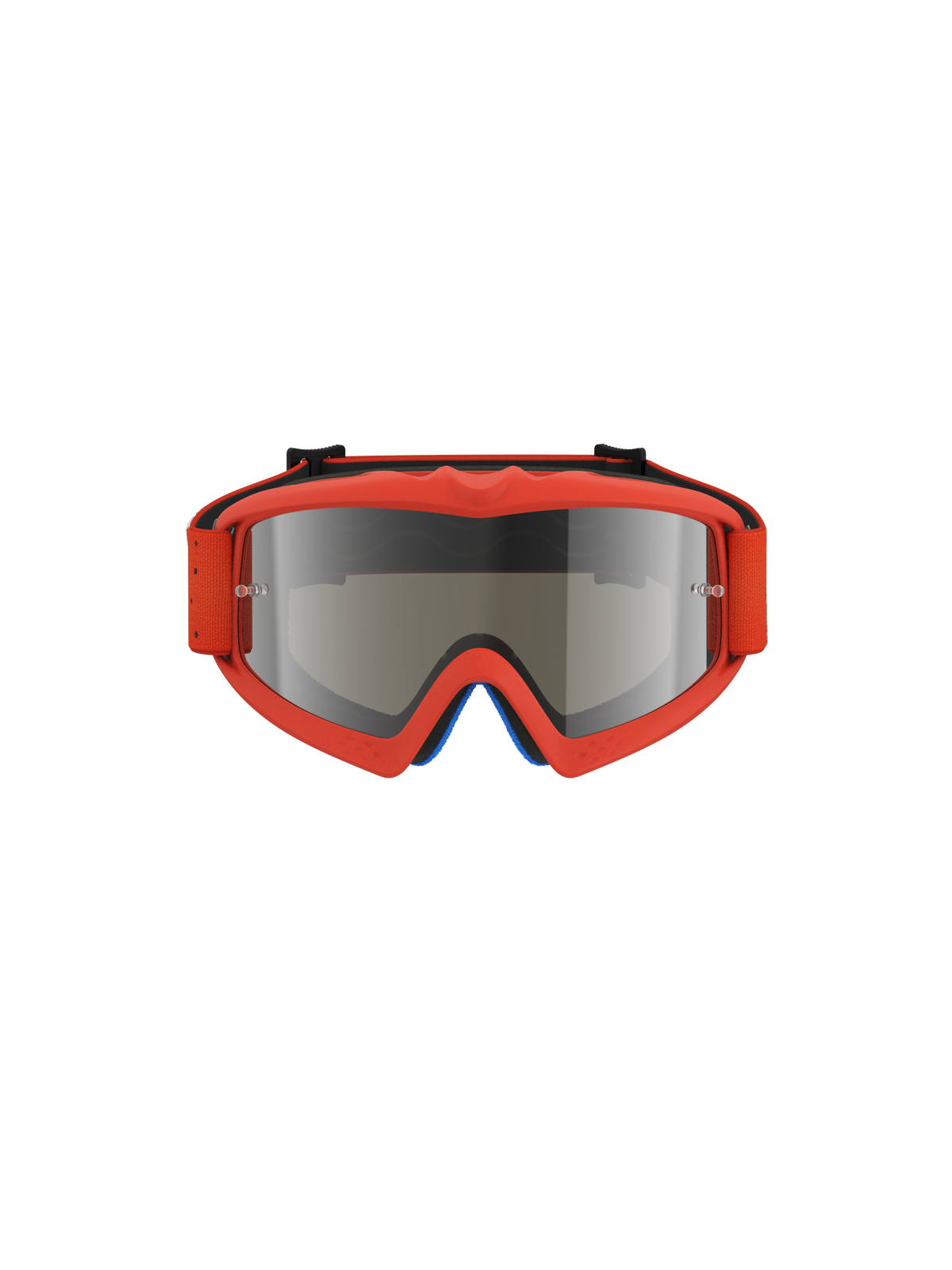Alpinestars Maschere Vision Vesta Ragazzo, maschere da motocross per ragazzi, arancione con lente argento specchiato, protezione UVA e antiappannamento, telaio A-FLEX, equipaggiamento protettivo off-road.