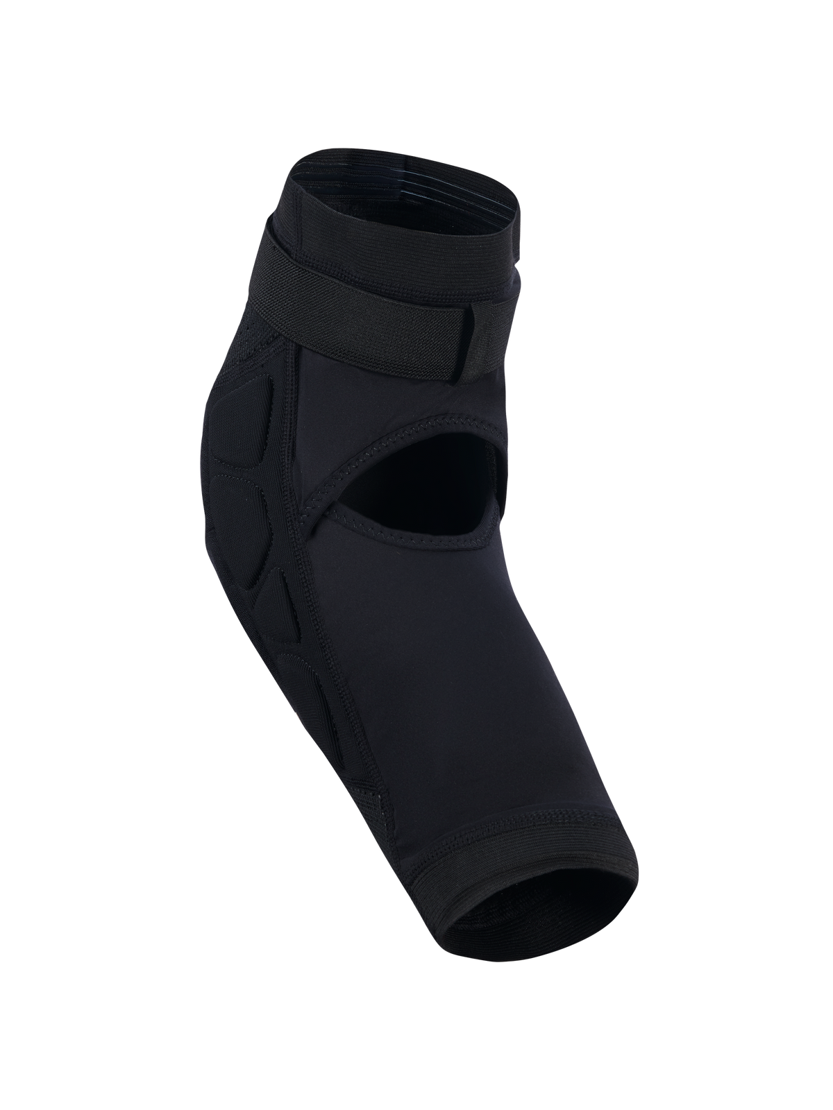 Alpinestars Bionic Plasma Youth Knee Protector, ginocchiera da motocross per ragazzi, nero, design con apertura posteriore per la ventilazione, cinturino superiore di sicurezza e imbottitura per impatti laterali, struttura anatomica a manica per la guida off-road