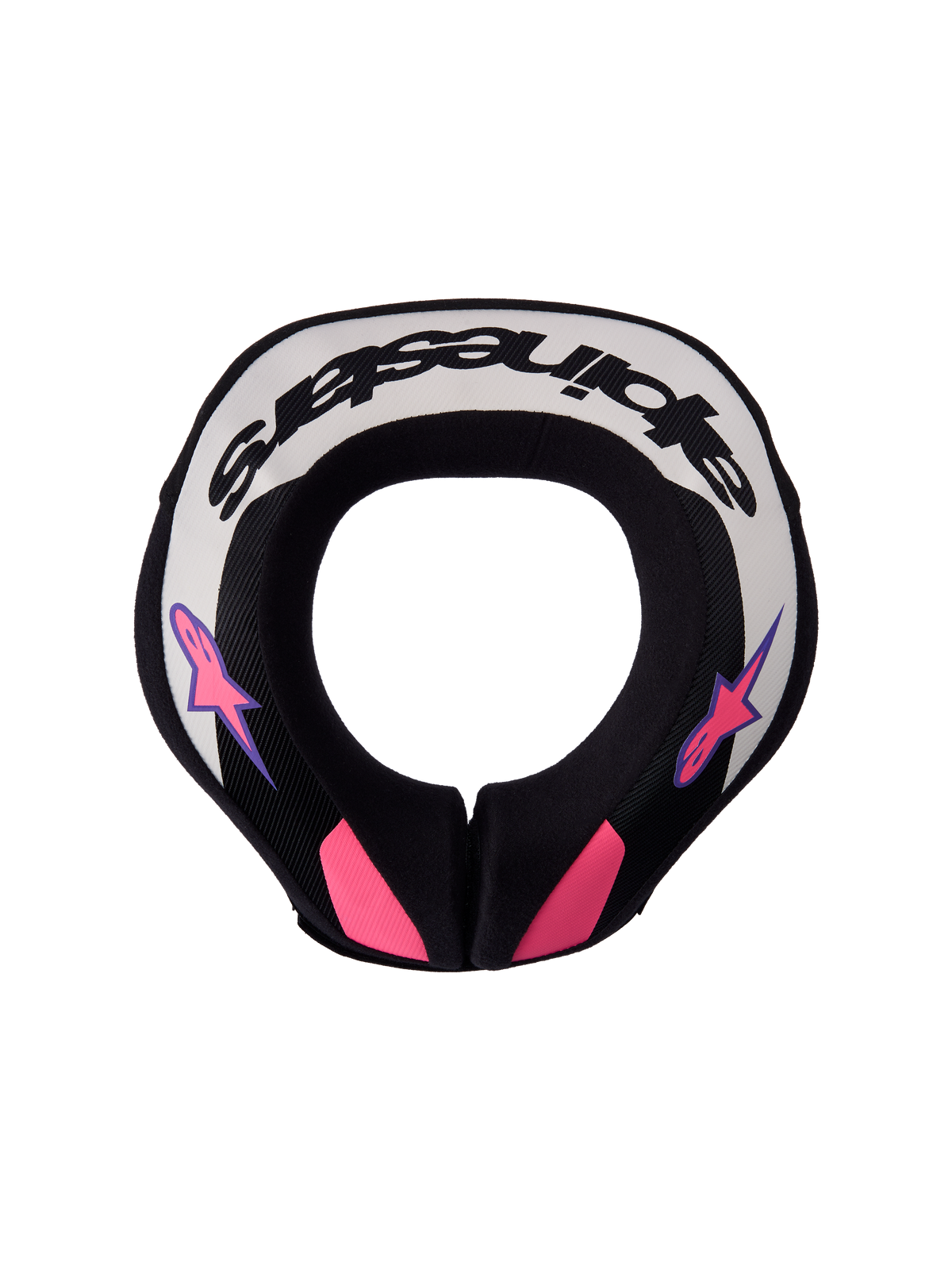 Alpinestars Collare Sequence Ragazzo, protezione collo da motocross, nero, grigio e viola, design ergonomico