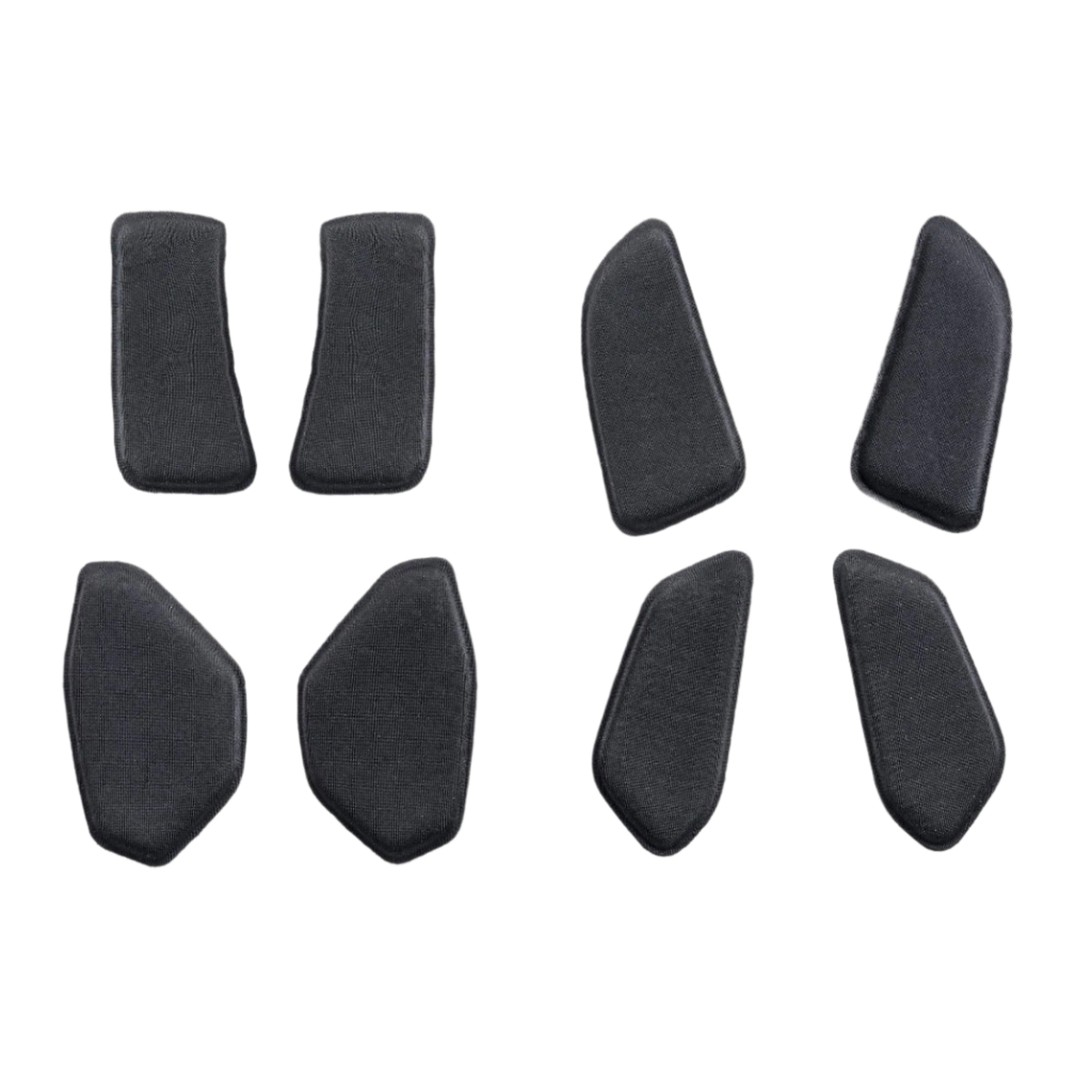 Alpinestars BNS Soft Pad Set, imbottiture di ricambio per il supporto del collo, nero, set di cuscinetti sagomati in tessuto testurizzato, progettato per il sistema BNS Tech 2, accessorio protettivo per MTB e fuoristrada