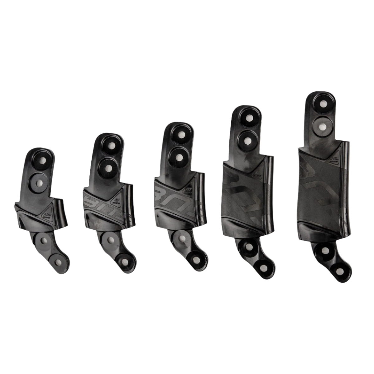 Alpinestars Kit Adattatore Taglia BNS, accessorio per supporto cervicale Bionic, nero, cinque componenti di dimensionamento in plastica di varie altezze per la regolazione precisa del tutore, componenti modulari per protezione fuoristrada