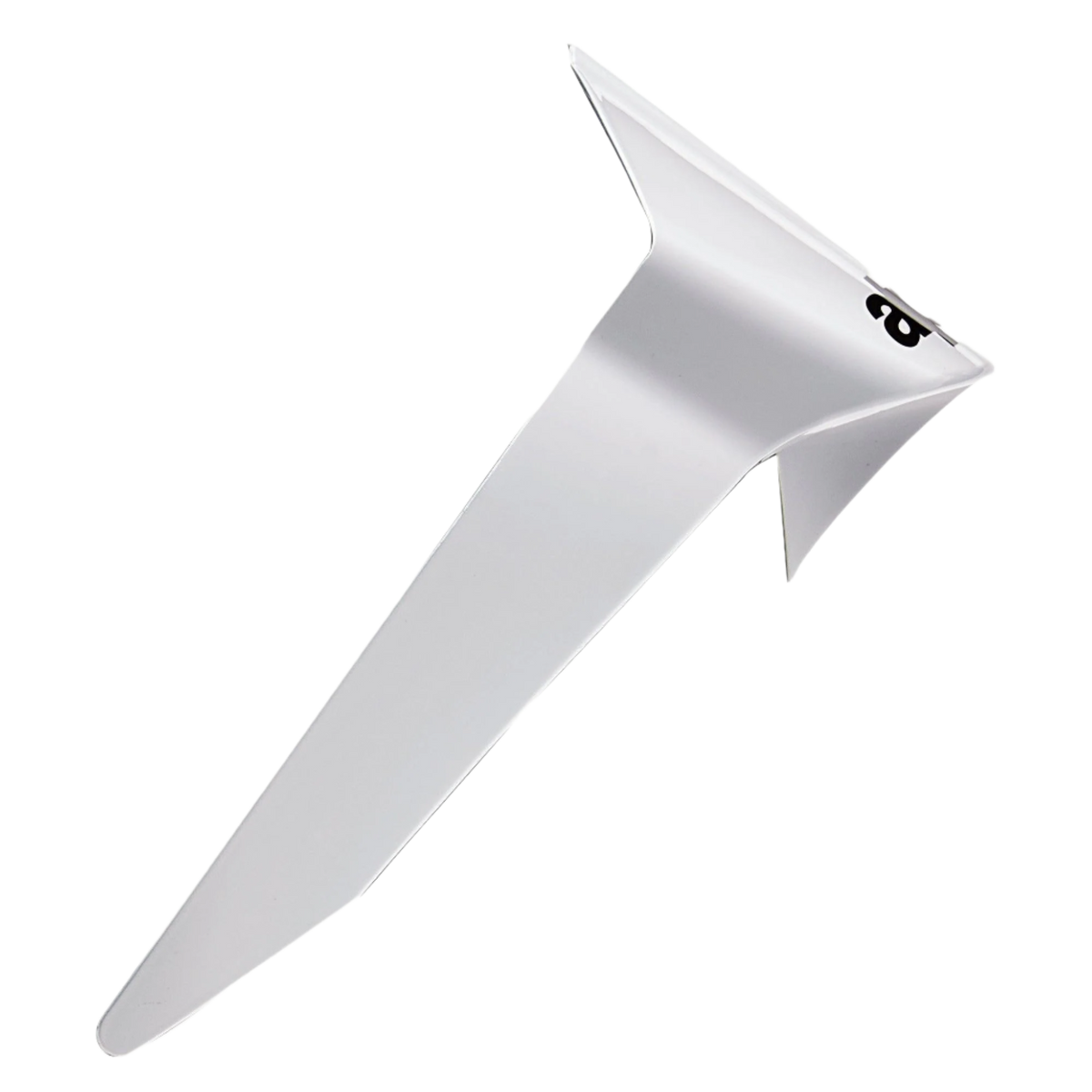 Alpinestars Supertech R10 Solid Standard Spoiler, accessorio per casco, bianco lucido, componente aerodinamico in plastica con piccolo logo nero, ricambio originale per caschi da moto S-R10