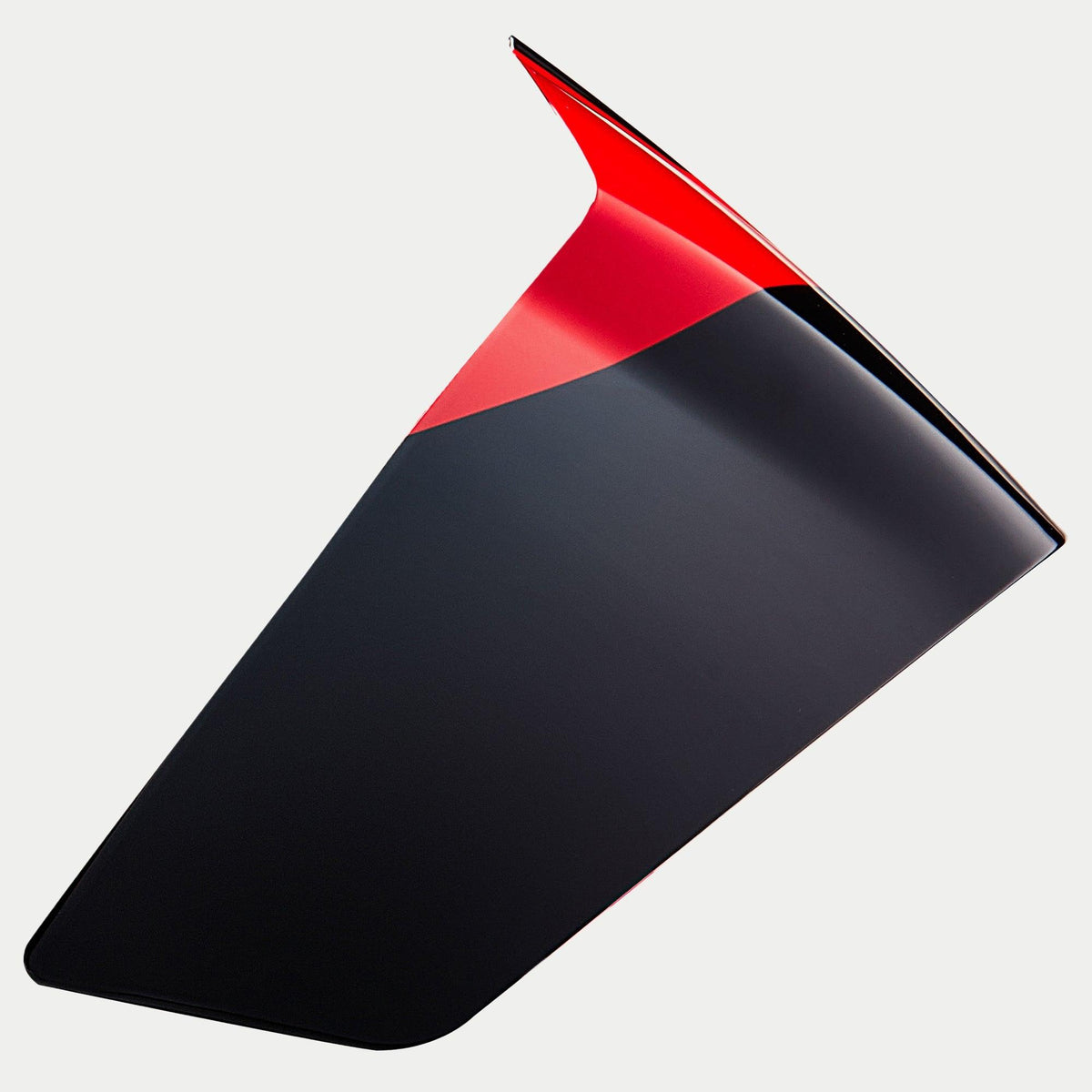 Alpinestars Supertech R10 Element Race Spoiler, accessorio aerodinamico per casco, carbonio nero lucido e rosso brillante, componente di ricambio per caschi da corsa S-R10