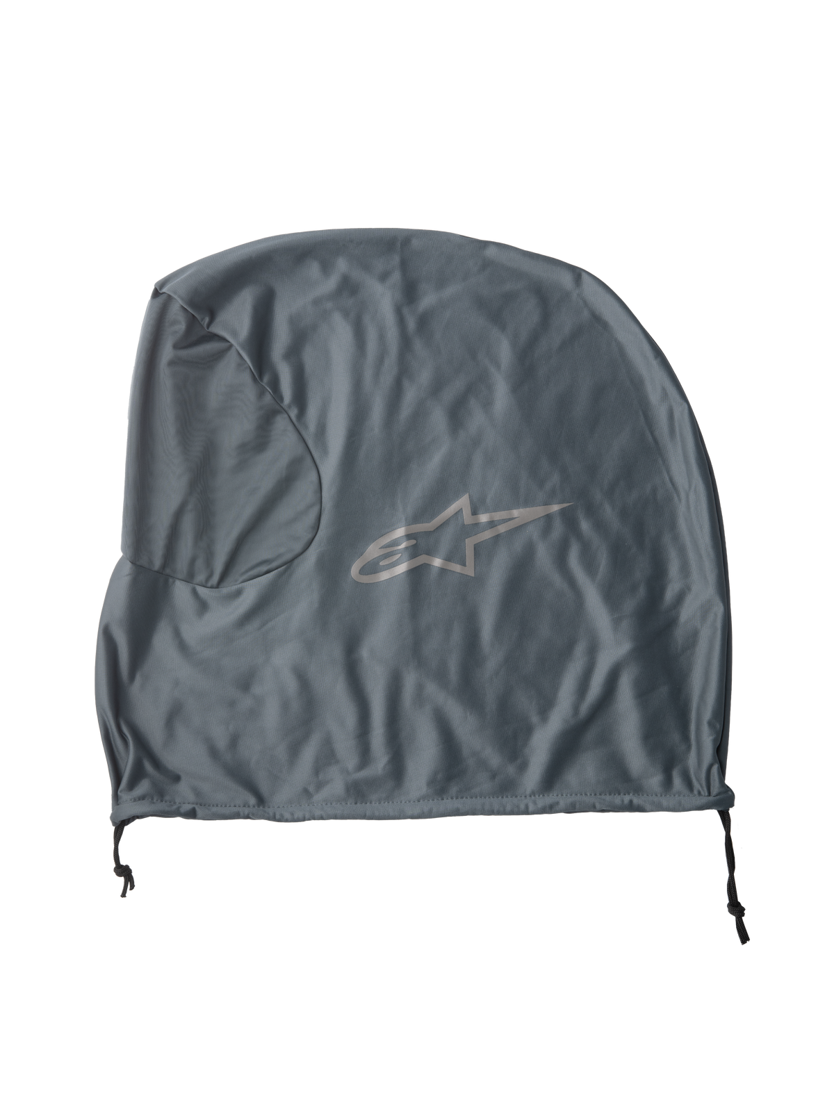 Alpinestars S-M7 Soft Bag, sacca per casco grigia, borsa portaoggetti in tessuto leggero, logo a stella Alpinestars, chiusura con coulisse, protezione per attrezzatura da motocross