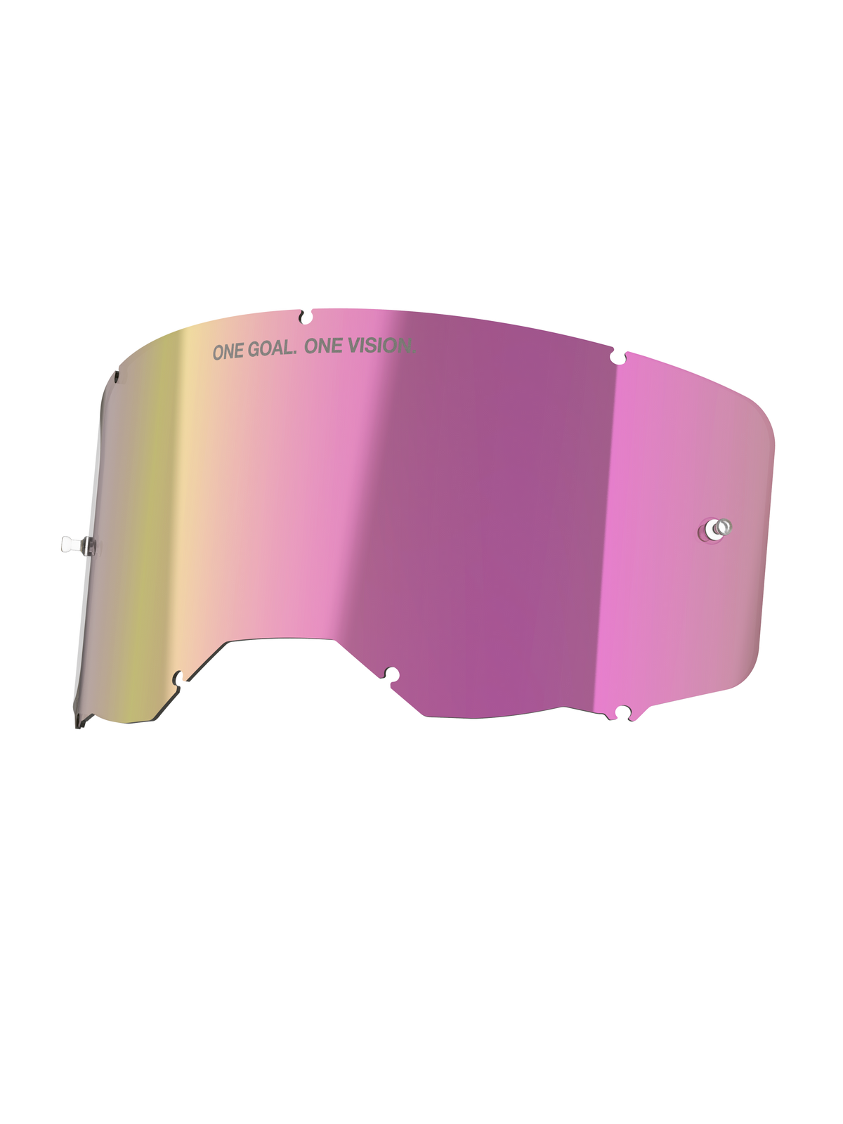 Alpinestars Lente Vision 8-5-3 a specchio rosa, ricambio per maschera da motocross con finitura antiriflesso, rosa.