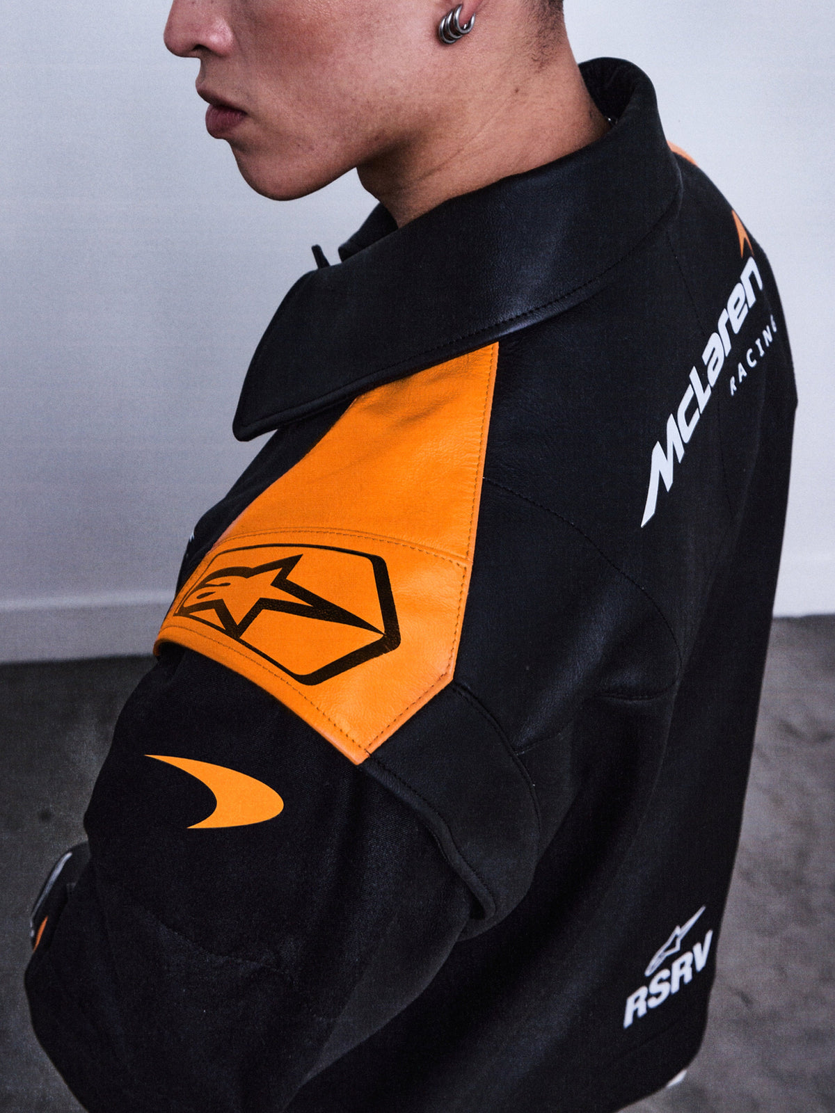 Giacca In Pelle RSRV Track Star