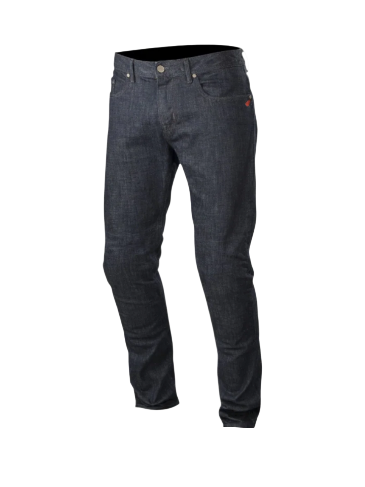 Alpinestars pantaloni jeans Copper, jeans da moto da uomo, blu scuro, taglio dritto con protezione in fibra aramidica.