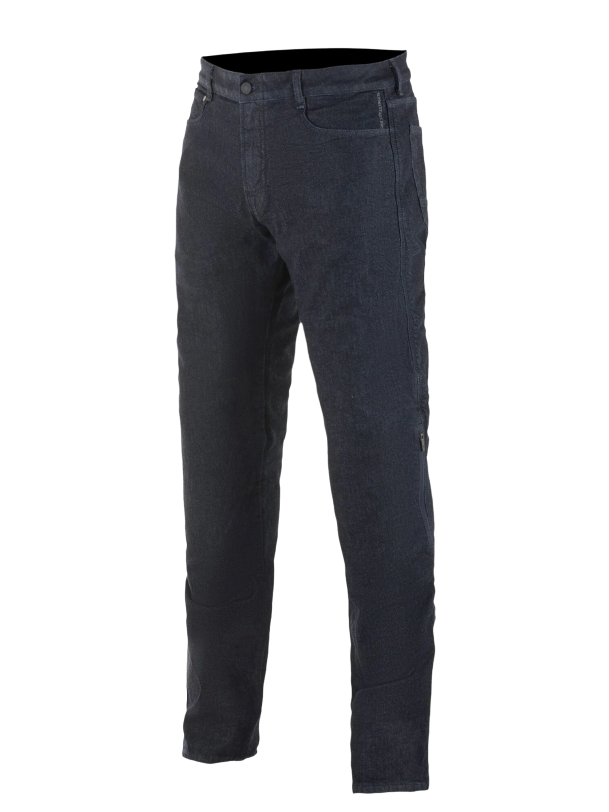 Alpinestars Copper Out V2 Riding Denim, jeans da moto, blu Rinse Plus, vestibilità a gamba dritta, denim comfort da 13 oz, stile a cinque tasche, con cerniera esterna per l'accesso alle protezioni per le ginocchia, abbigliamento da moto urbano